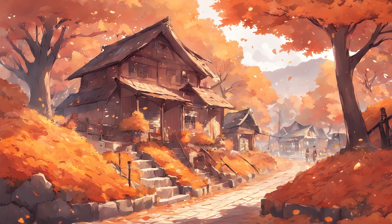 Autumn harvest village