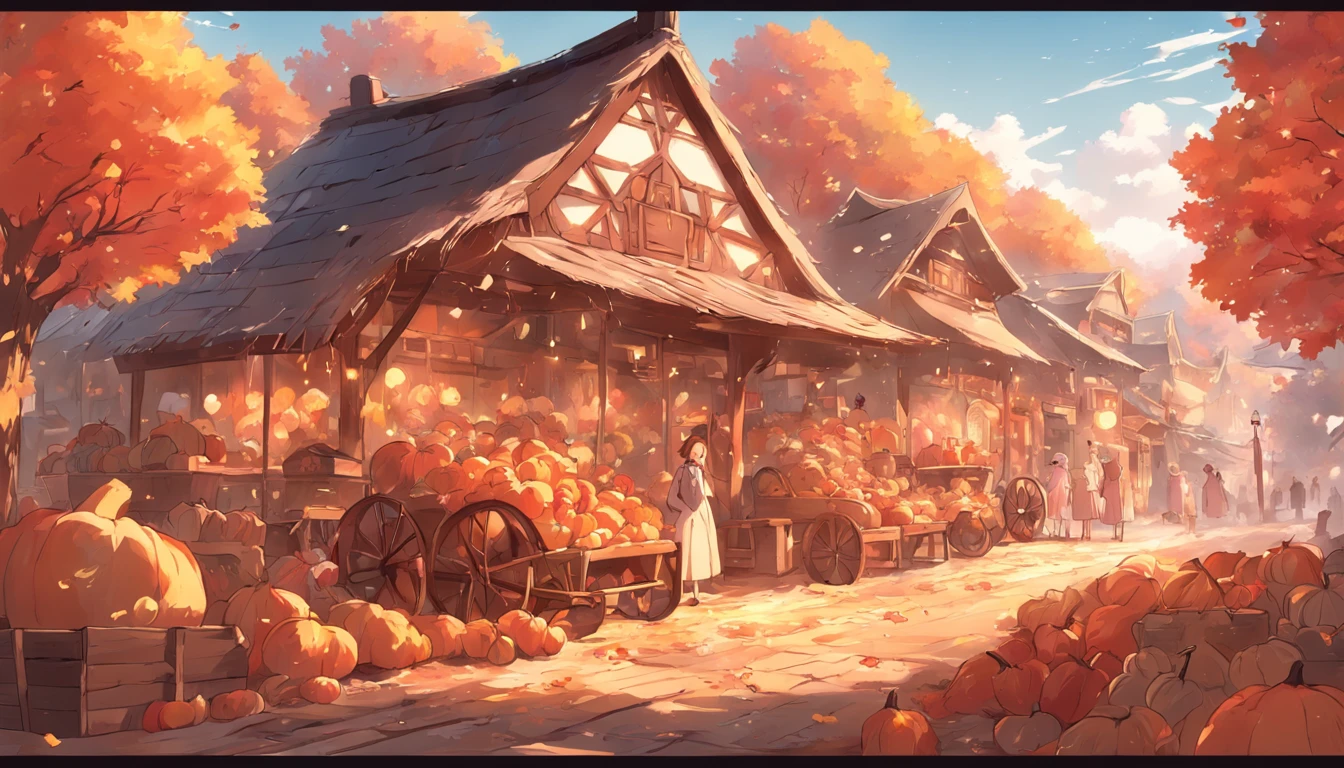 Autumn harvest village
