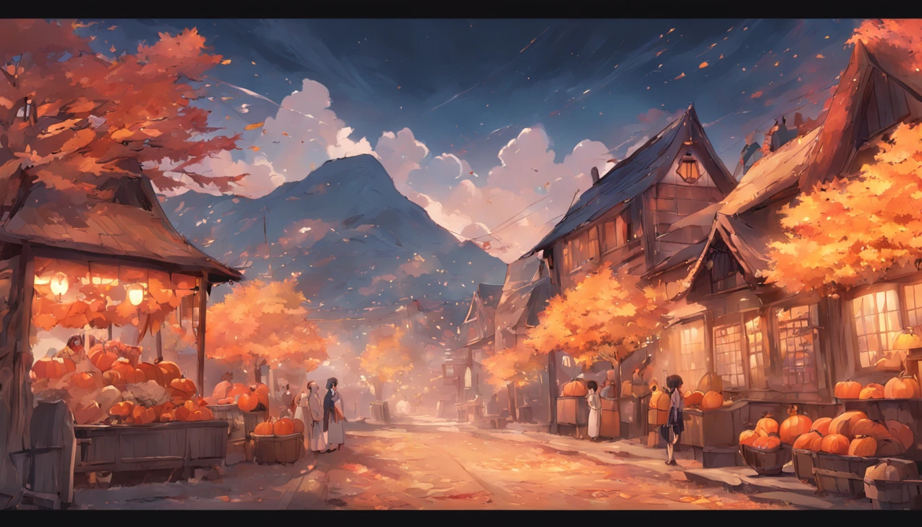 Autumn harvest village