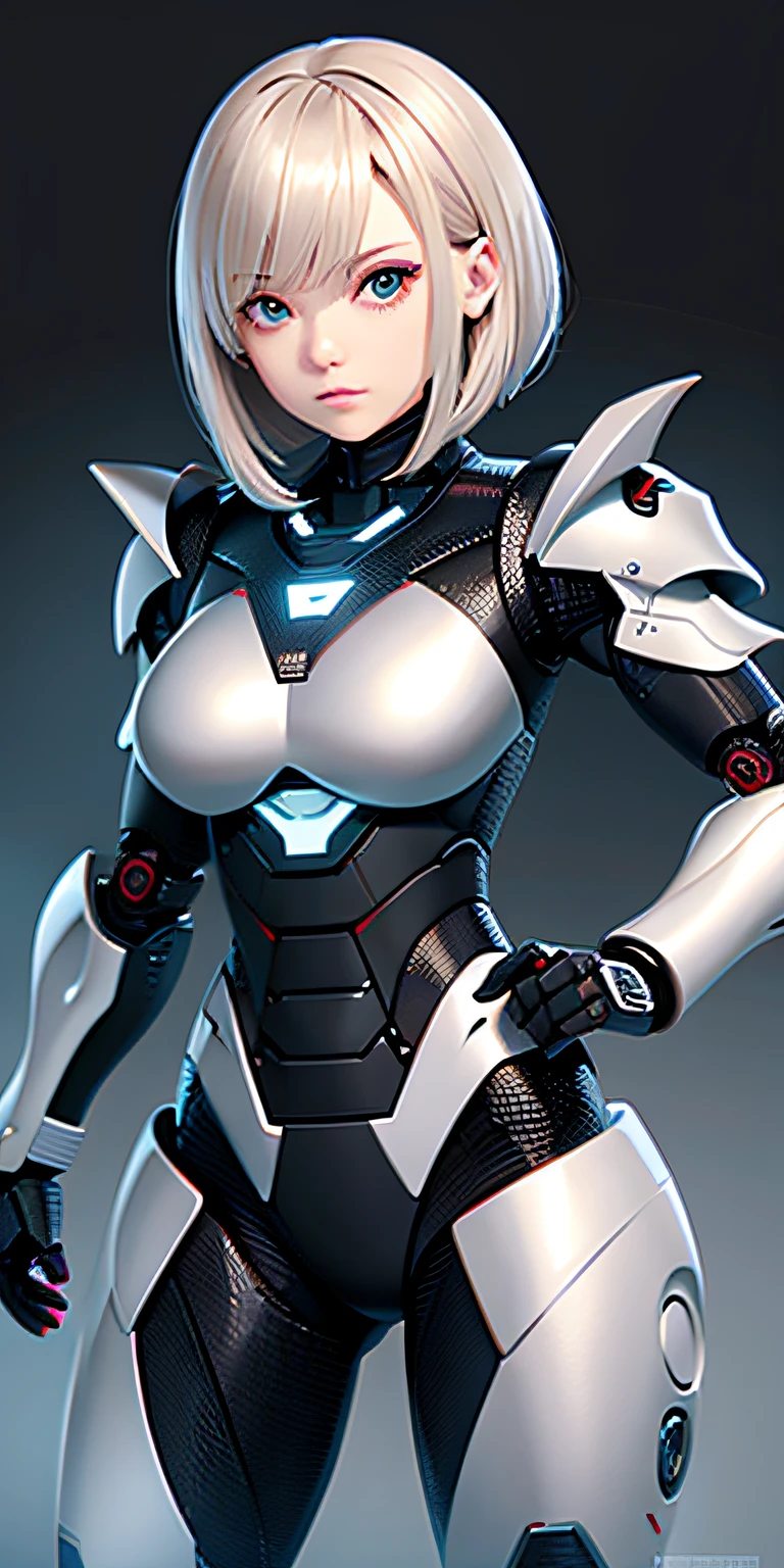 Female armored robot