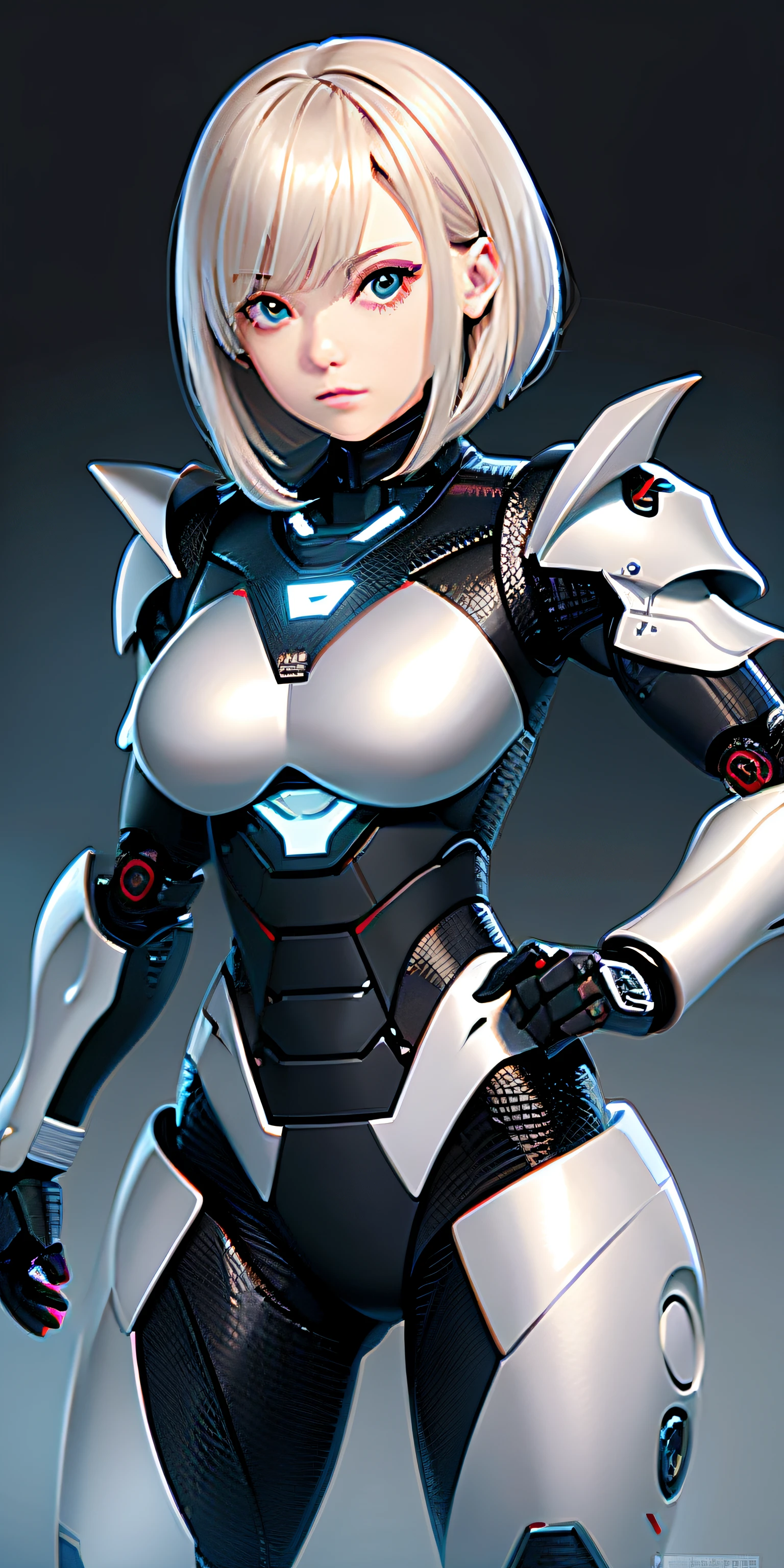 Female armored robot