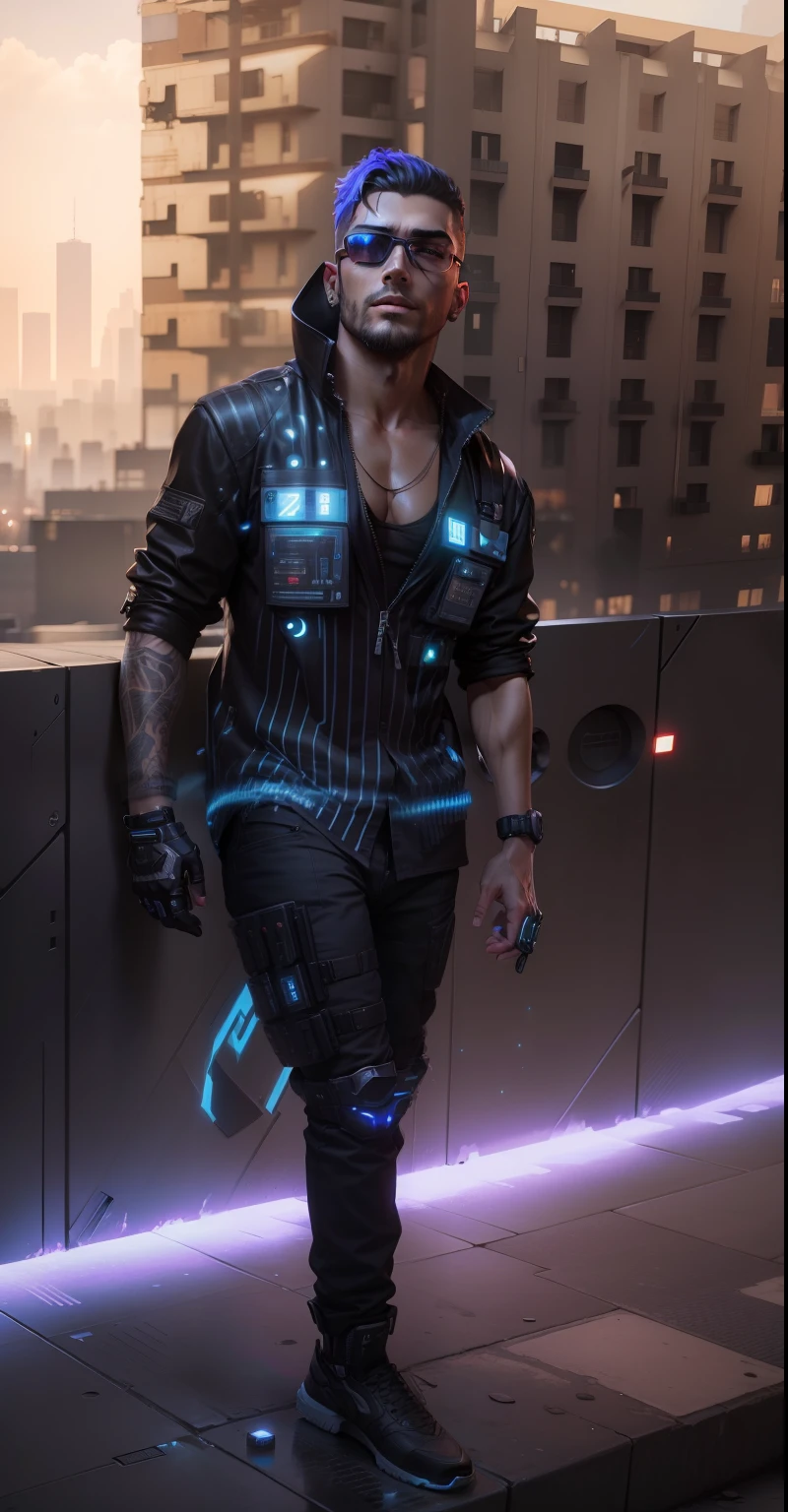 change background cyberpunk handsome boy,realistic face, 8k, ultra realistic,