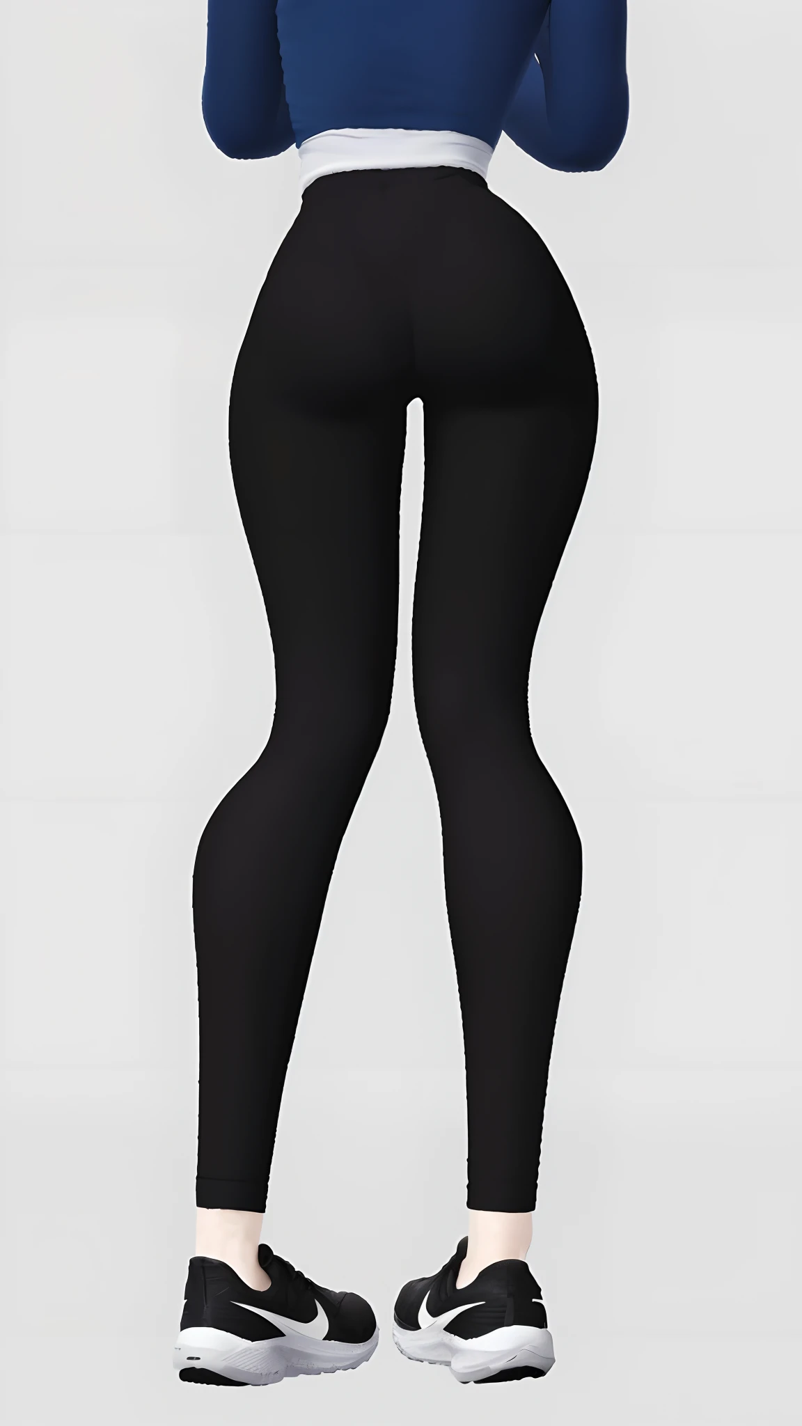 Make equal to the attached image a closeup of two women in tight pants and a blue top, thicc, detalhes do corpo inteiro, hands behind her body pose!, Pose divertida de corpo inteiro, corpo inteiro altamente detalhado, em roupas! altamente detalhado, tiro de corpo inteiro hiperdetalhado, full body and head view, corpo inteiro altamente detalhado, Corpo extra detalhado, corpo inteiro detalhado, corpo inteiro feminino, Pose casual, rosto detalhado, realista perfeita aparecia humana textura da pele humana, realista , melhor qualidade existente,sem bordados, indentico a imagem anexada