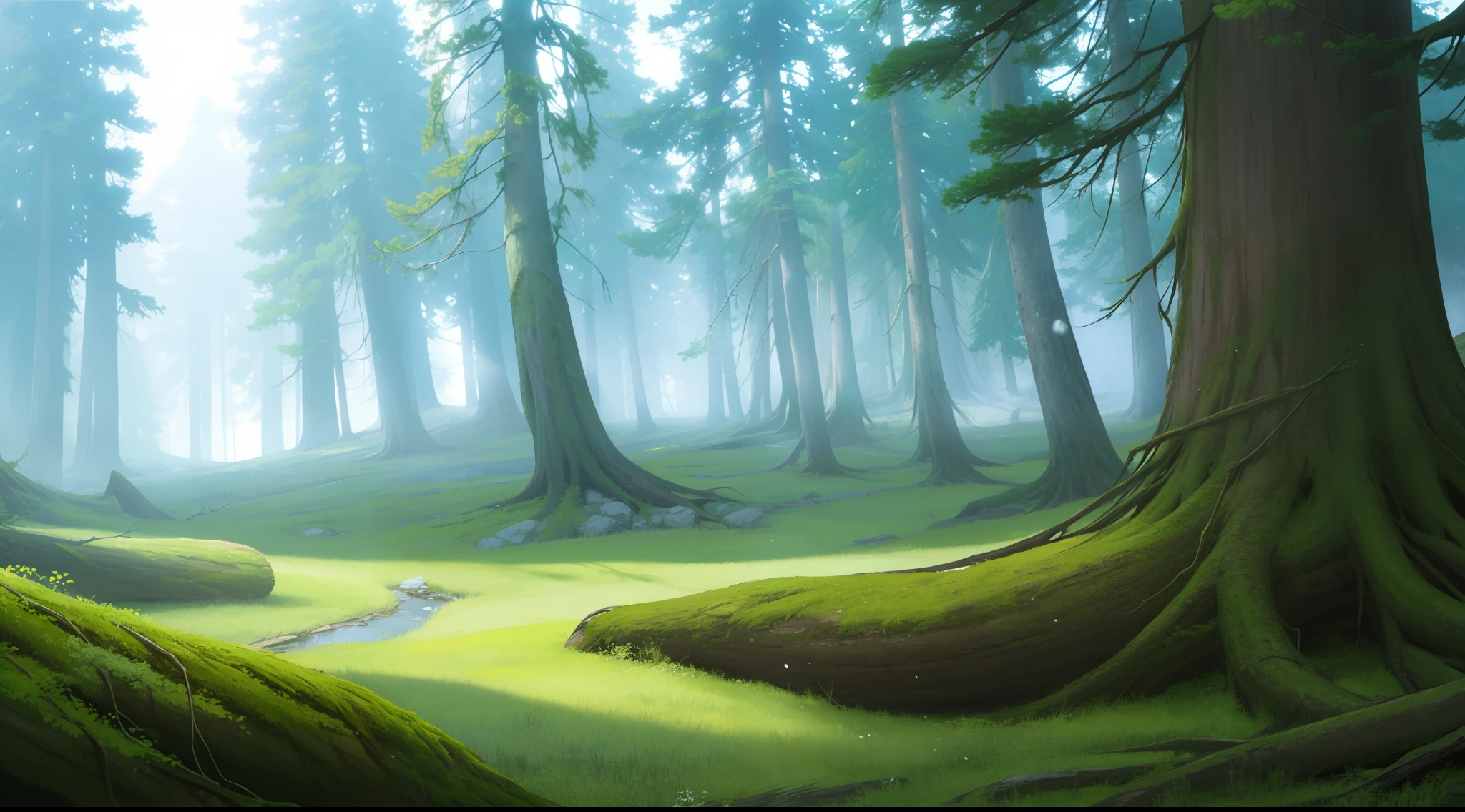 Yakusugi, World Natural Heritage, Forest of giant trees, Mossy rocks and fallen trees, Negative ions, Humid air. Light fog, Forest bathing, Light sunshine, silence,