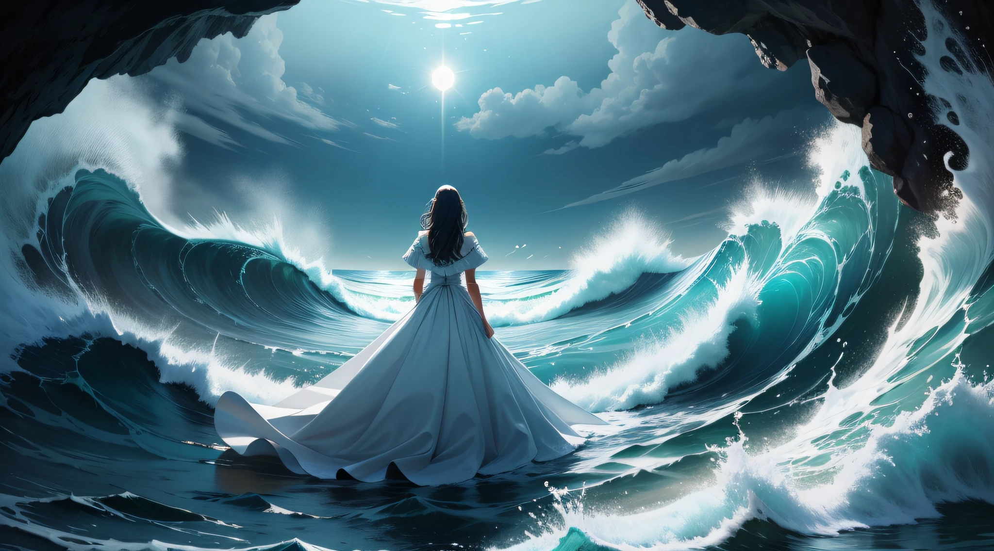 the sea