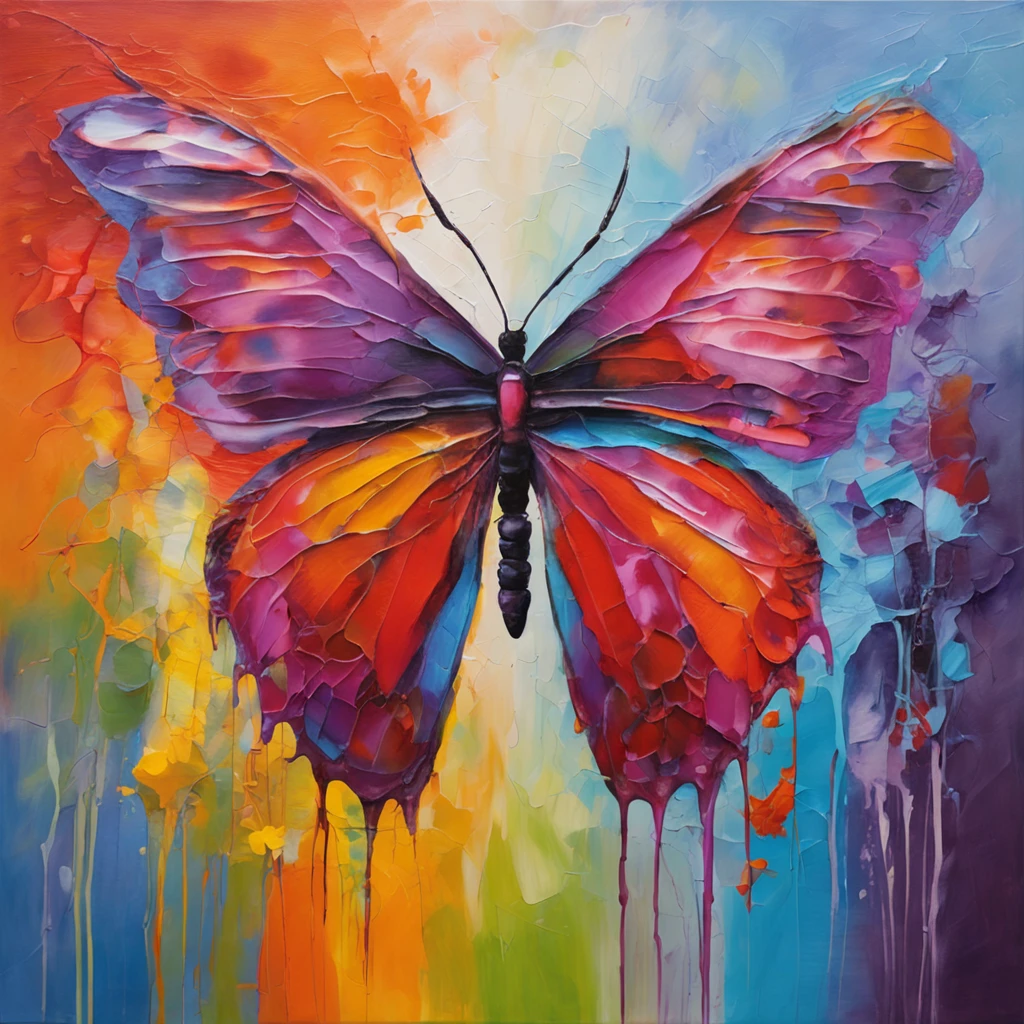 butterfly, realistic, colorful, vibrant colors, saturated colours, blue, purple, symmetrical, solid white background)