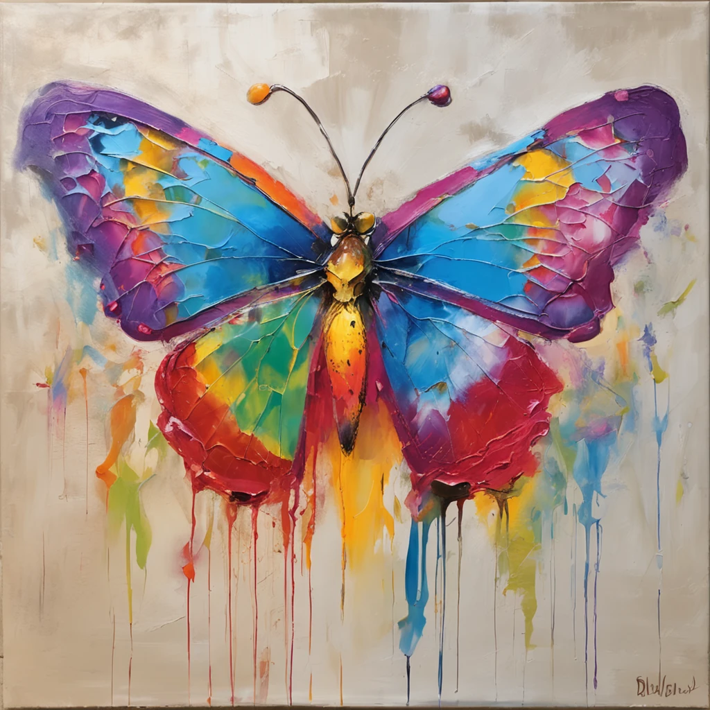 butterfly, realistic, colorful, vibrant colors, saturated colours, blue, purple, symmetrical, solid white background)