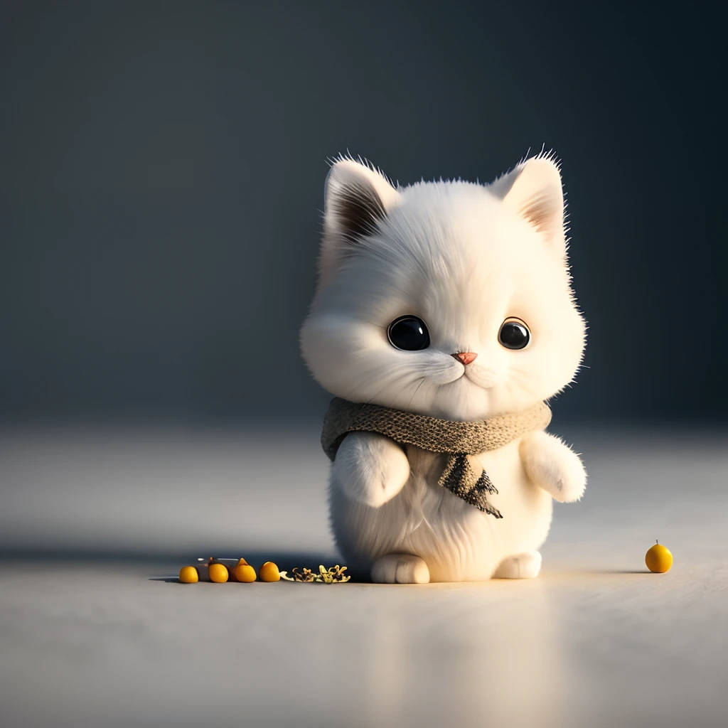 cat, Orange, A look at the camera, No_Humanity, depth of fields, ((Empty background)), ((white backgrounid)) Dark_glam, dressed in DRK_glam, deepshadow, (darkly: 1.4), (8K, RAW photo, 最好质量, 巨作: 1.2), logo, vectorial, Line graphics, designs, Inspiration, straight line, symetry