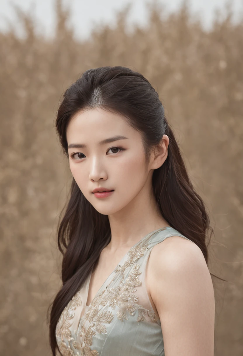 A beautiful woman like Liu Yifei，Have by the sea，Play volleyball