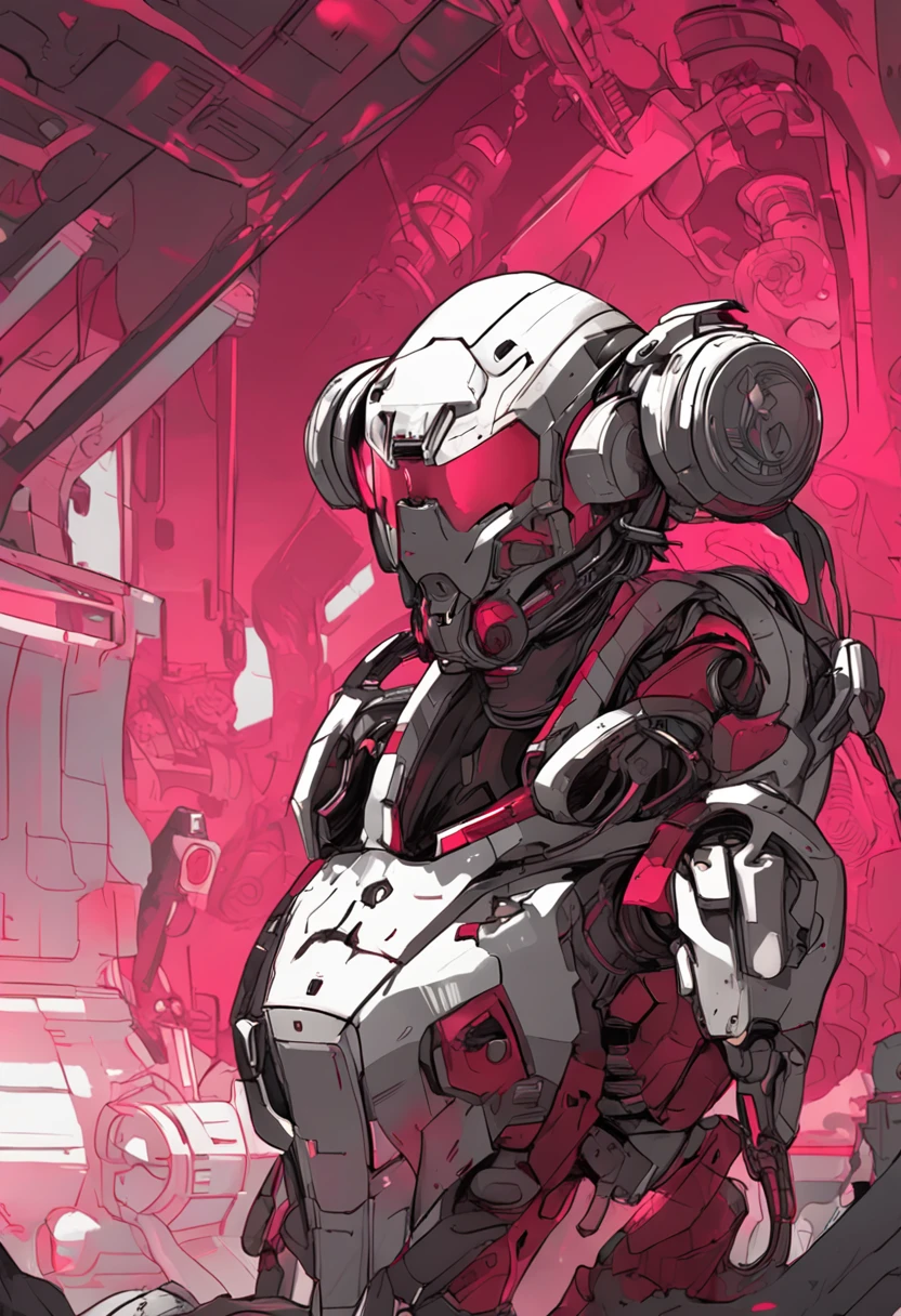 Crimson Woman Mech,galactic,karo,Fall