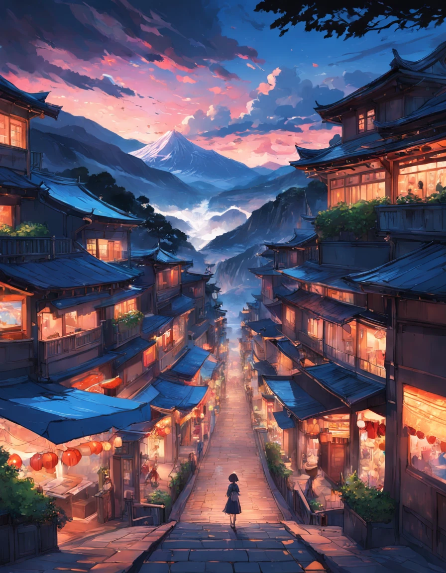 Background view stands on the edge of the mountain (Isolate the view, Color Villantë , highly details ,Moody , Gorgeous , Style always smiles through every difficult time) Set the background for laptop 15'6 inches