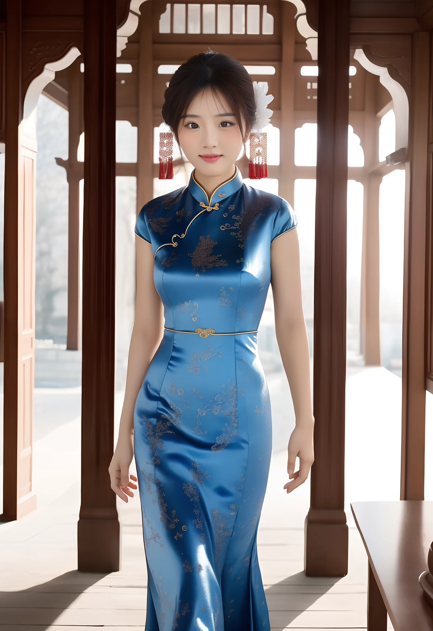 Antique cheongsam beauty