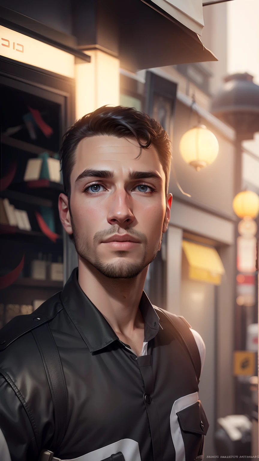 Change background cinematic ultra realistic handsome boy, realistic face