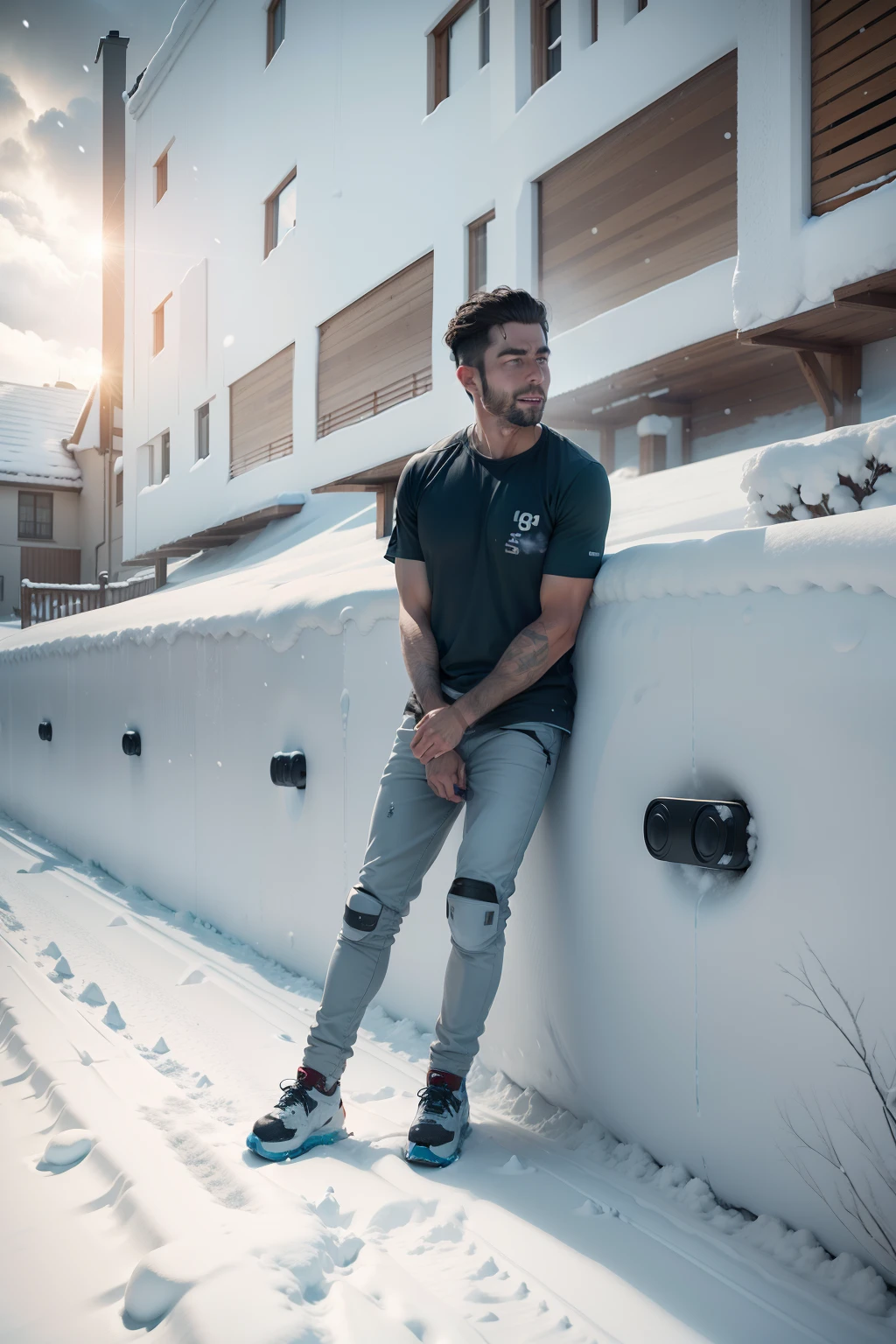 8k, snow, ultra realistic,