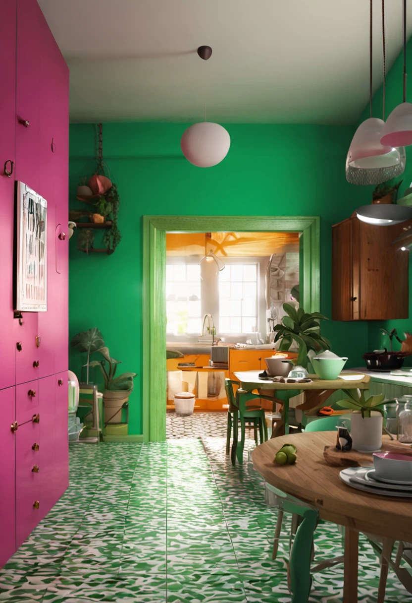 foto de estudio realista de uma mulher indiana de olhos verdes cozinhando comida em uma panela
