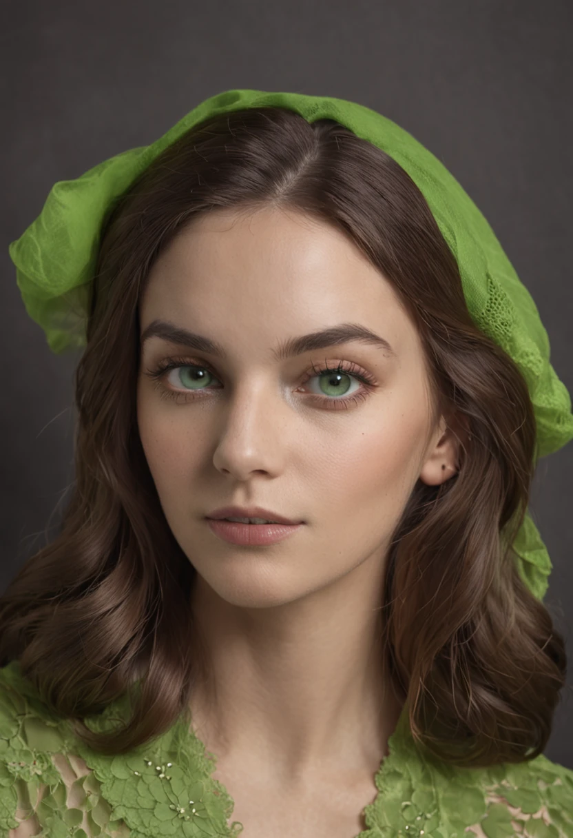 foto de estudio realista de uma mulher indiana de olhos verdes cozinhando comida em uma panela