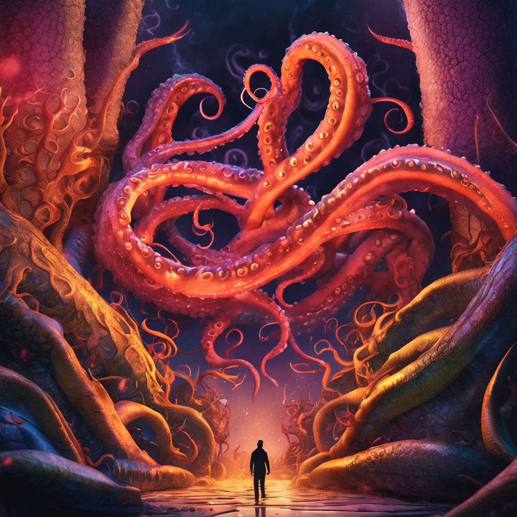 Evil god tentacles are beautiful