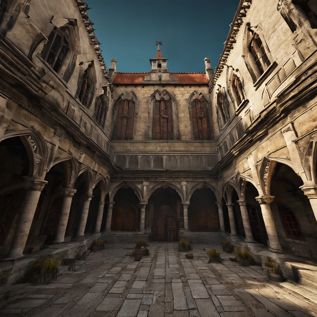 Medieval ancient court houses