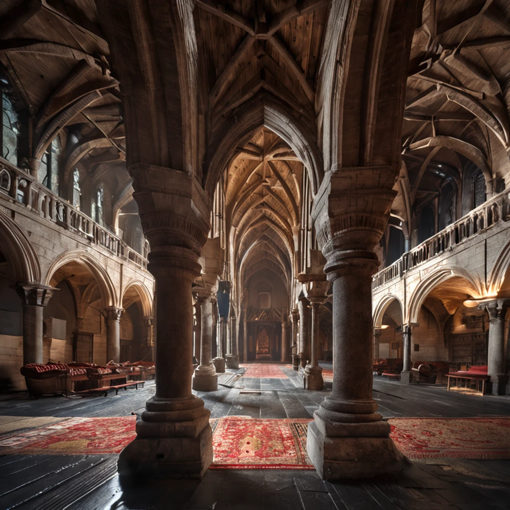 Medieval ancient court houses