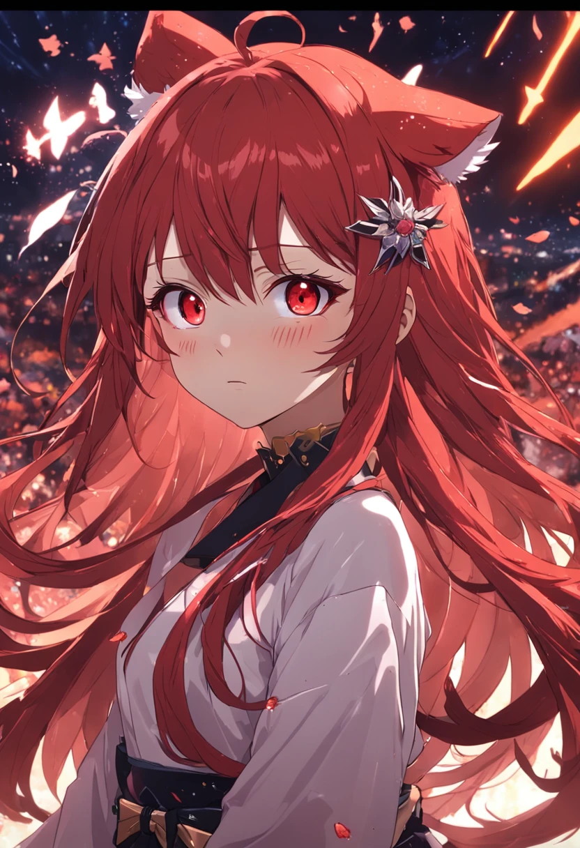 Kizi,redheadwear,red - eyed,Dazzle,glitters,Persona diagram