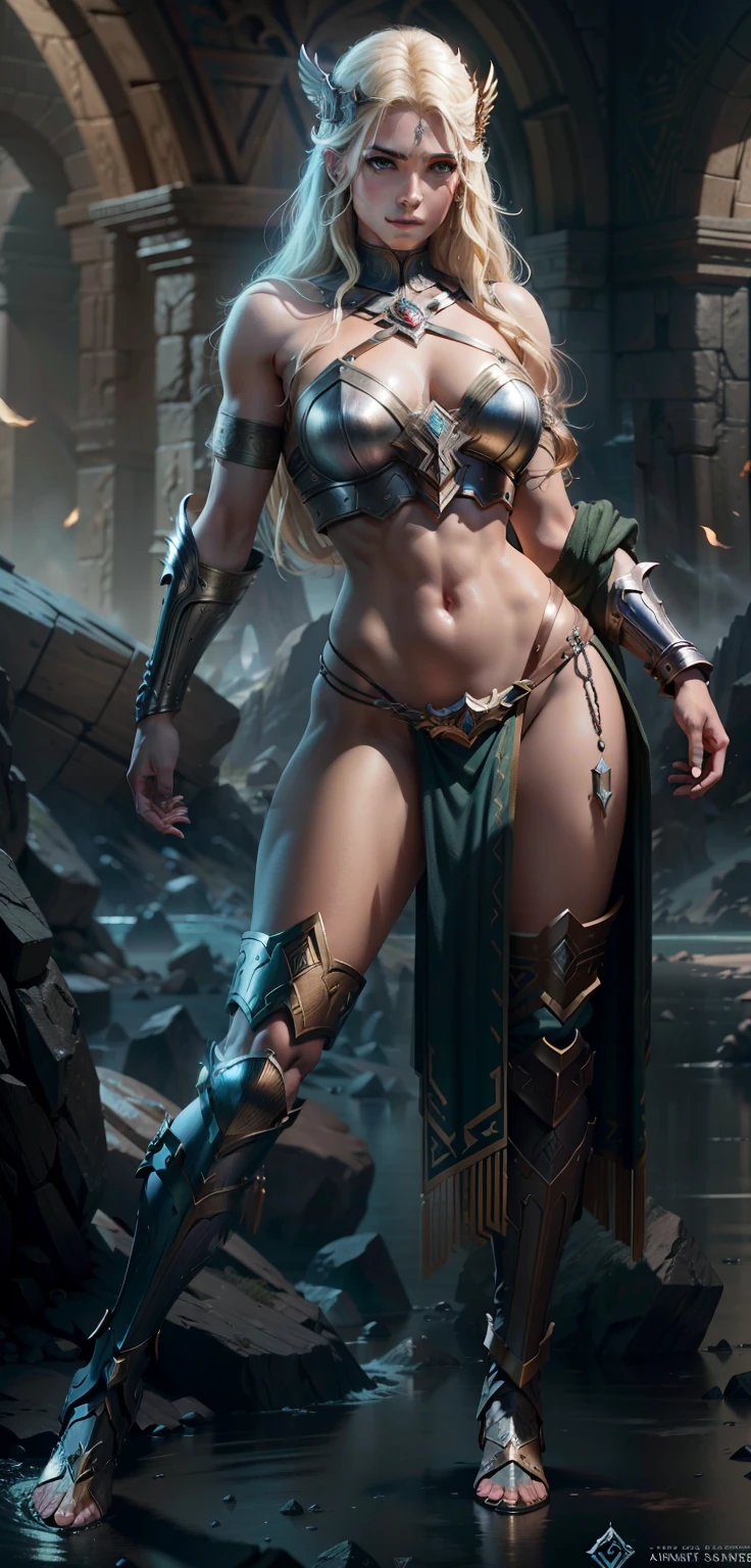 Asgard,valkyrie,Senhora Cavaleiro,Anatomia correta,epic fantasy digital art,tmasterpiece,8k,high-definition resolution,desenho detalhado,Qulidade Superior,, Epic composition,