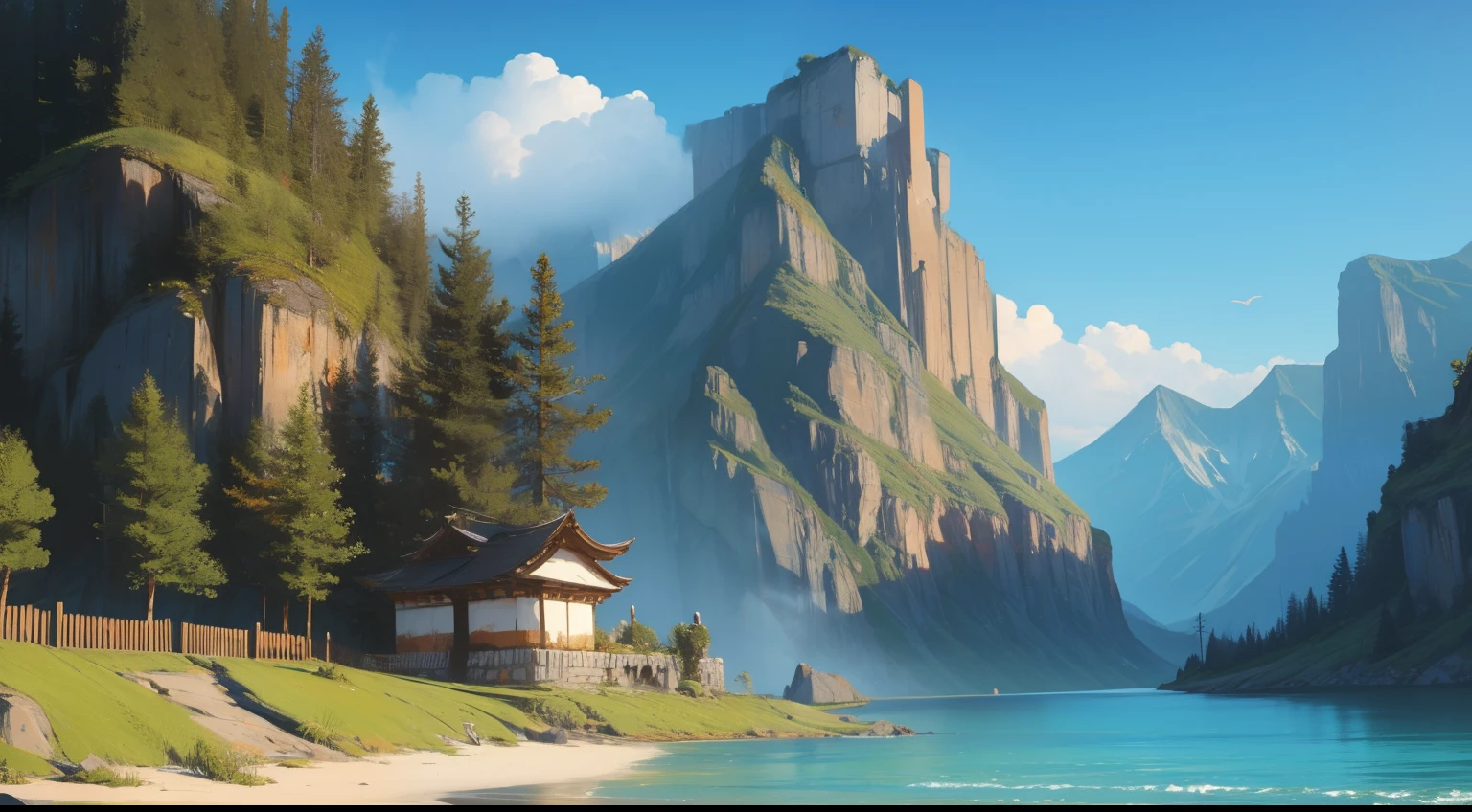monster, scenery