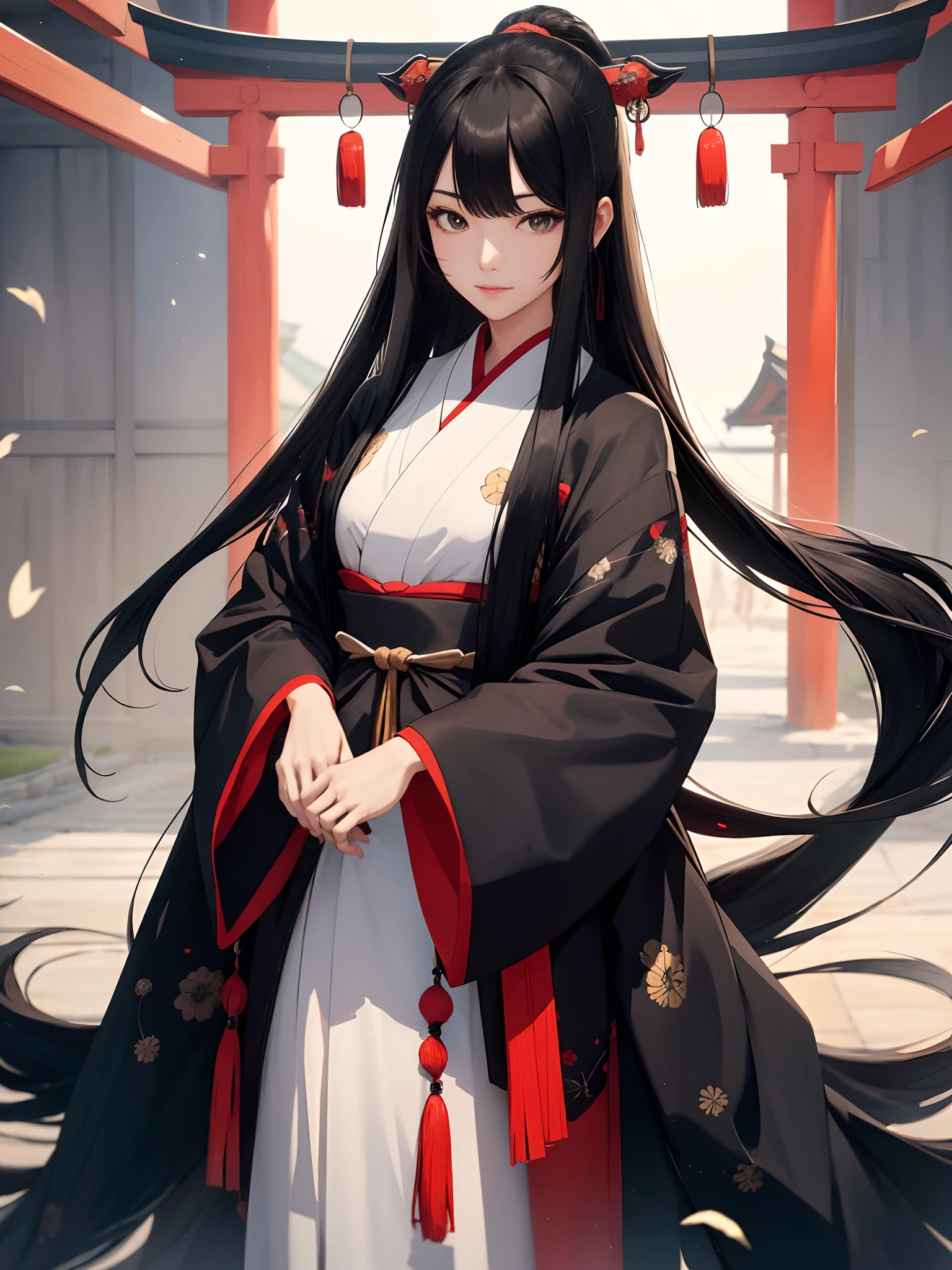 Top image quality、Women of the Heian period、Long black hair
