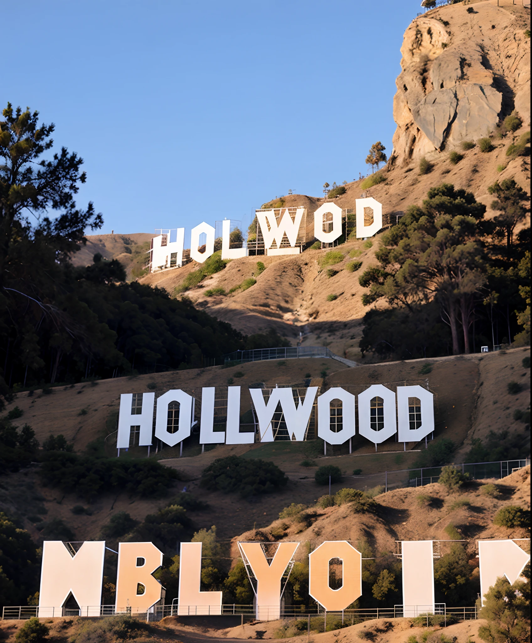 “Hollywood sign that says Manitoba”