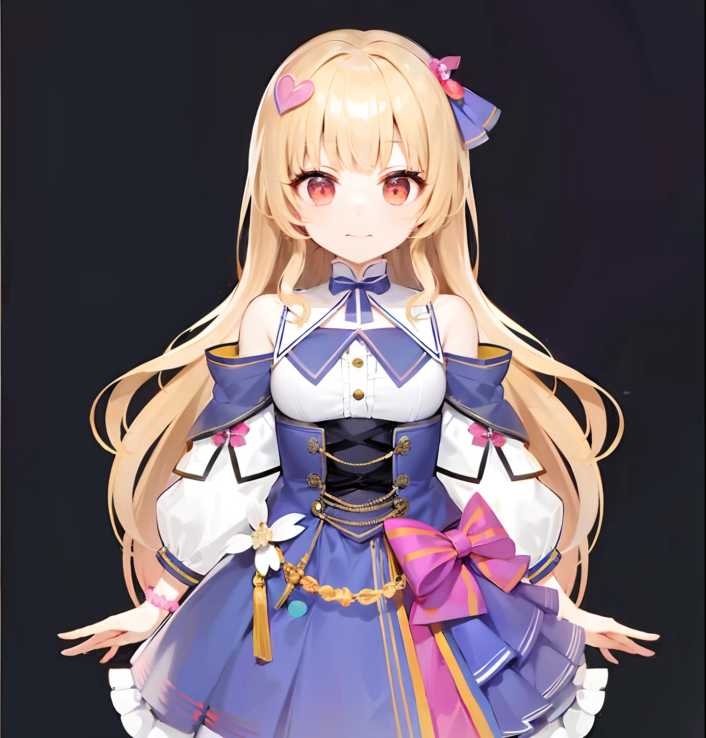 best qualtiy,超高分辨率,1girl,idoly,standing on a stage,There are spotlights behind you