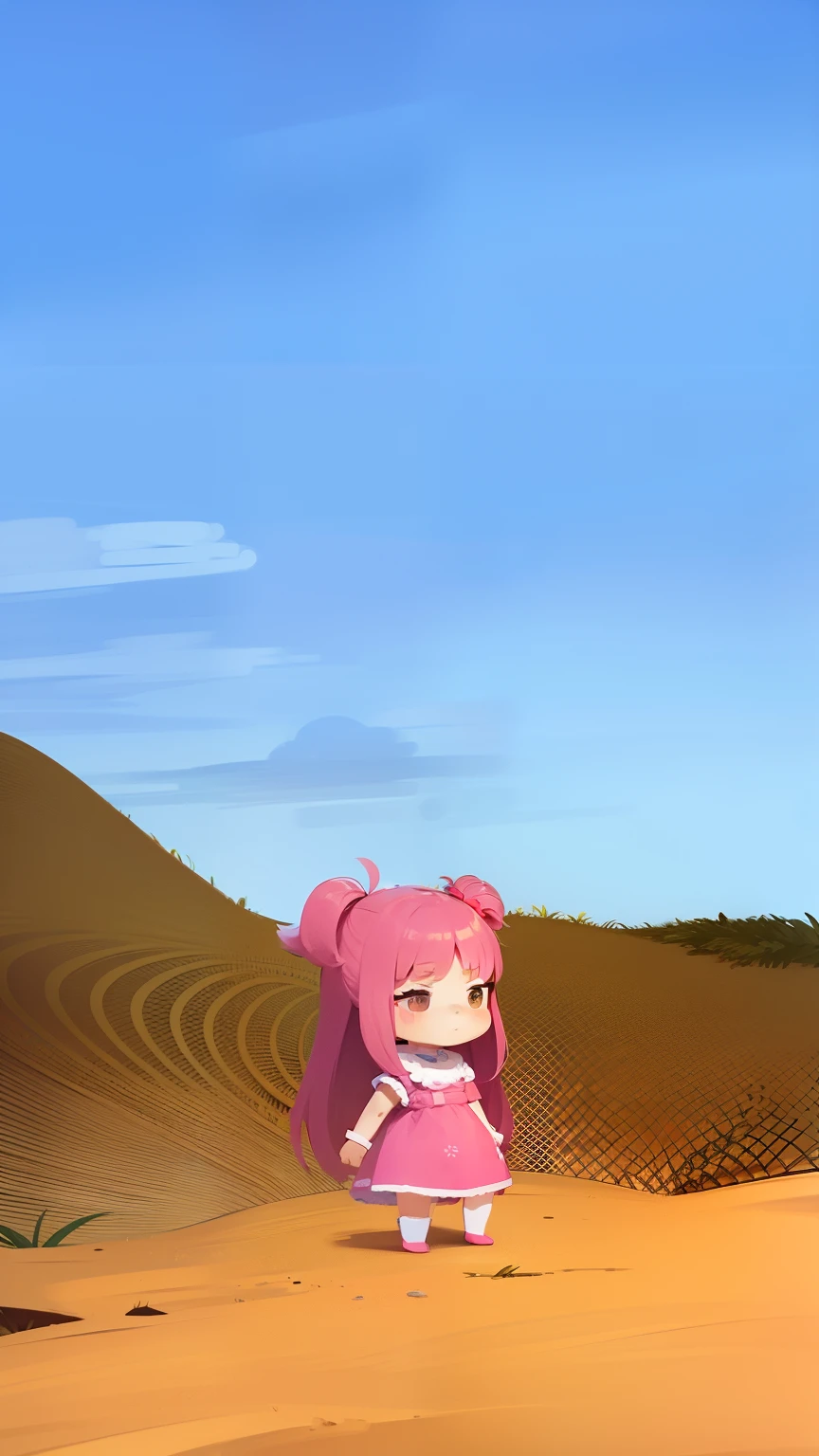 Cute, pink girl