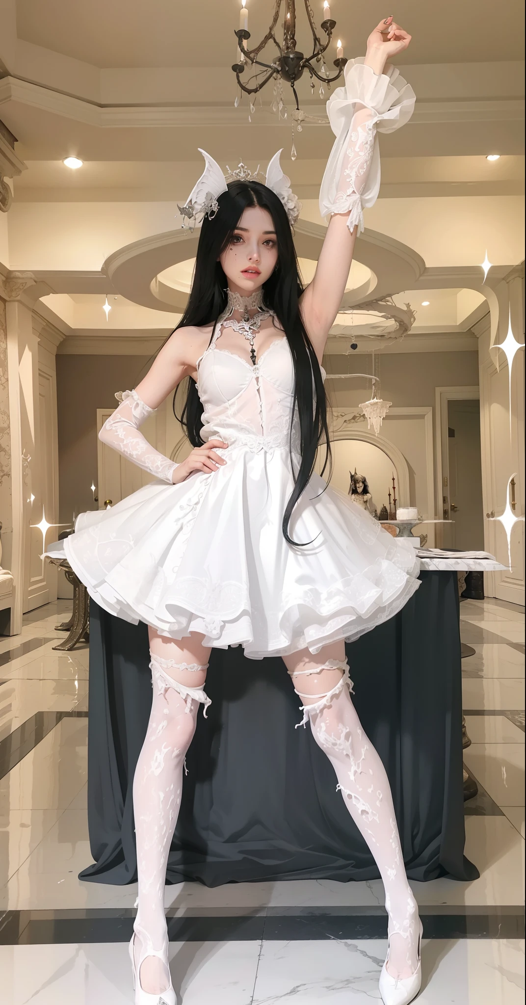 Fine matte paint,Skeleton Dark Angel, Haunted castle with large wings, Fill the drawing table with a knife,terroral,uncanny,horrid,secret terror,tentaculata,grape trees,The eye,uncanny valley effect teeth,all fours,Critters,Blood Moon,super high image quality,Sexy beauty,The picture quality is clear