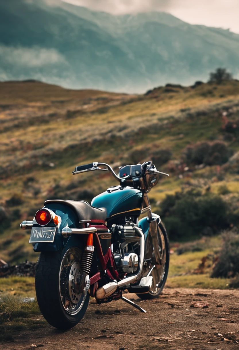 Uncle on a motorcycle