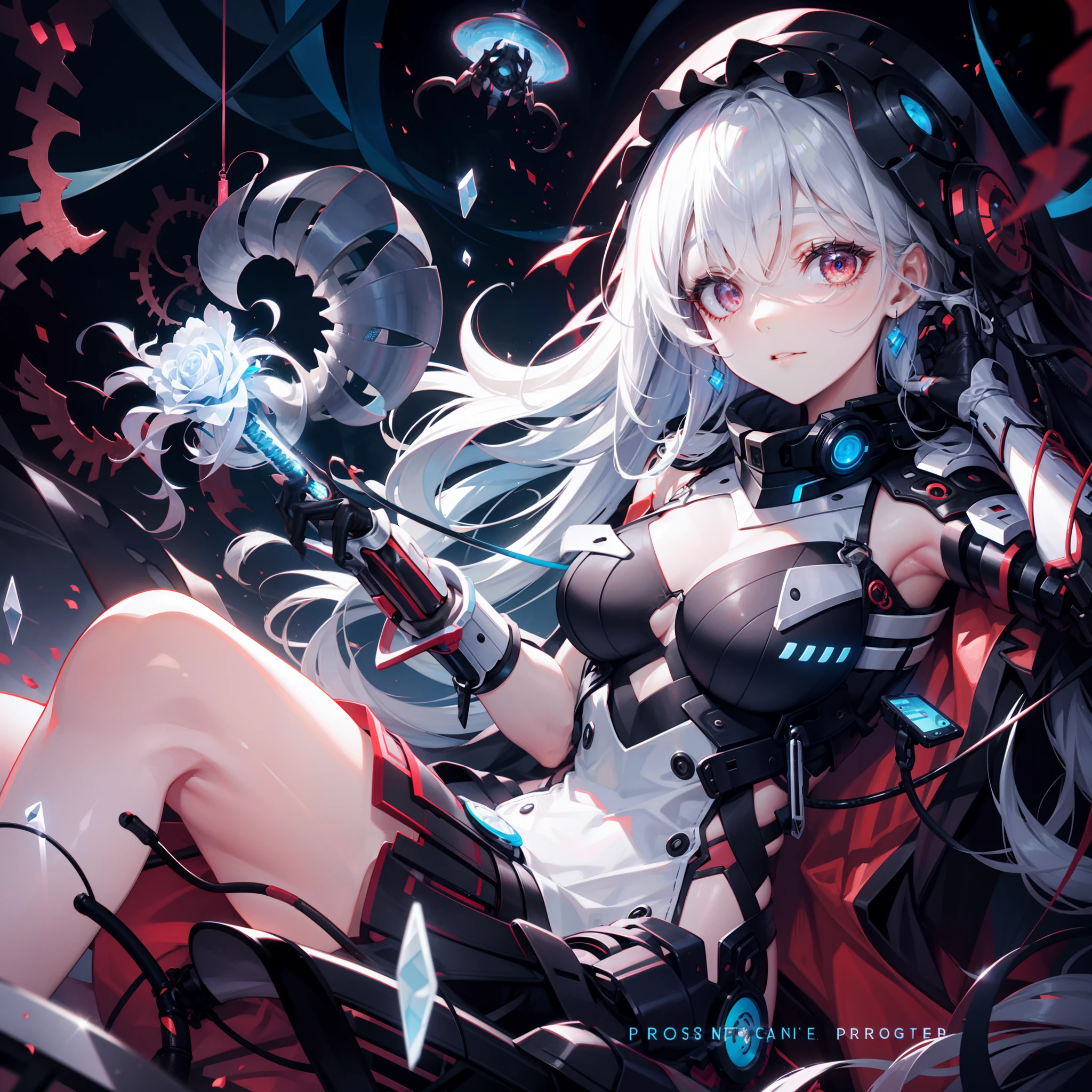 masterpiece, best quality, pubic tattoo on underbelly, girl, bishoujo, loli, magical_girl, loli, long hair, white hair, tentacle hair, blood on face, light blush, purple eyes, medium breasts, crop top, bare_legs, torn pantyhose, black pantyhose, latex legwear, black legwear, demon horns, shirt lift, leg_lift, tentacle, footjob, grinding, pussy_juice, femdom, girl_on_top, vore, blood, show foot, ass_visible_through_thighs, Tentacle entanglement，Evil Magical Girl，Purple battle suit，