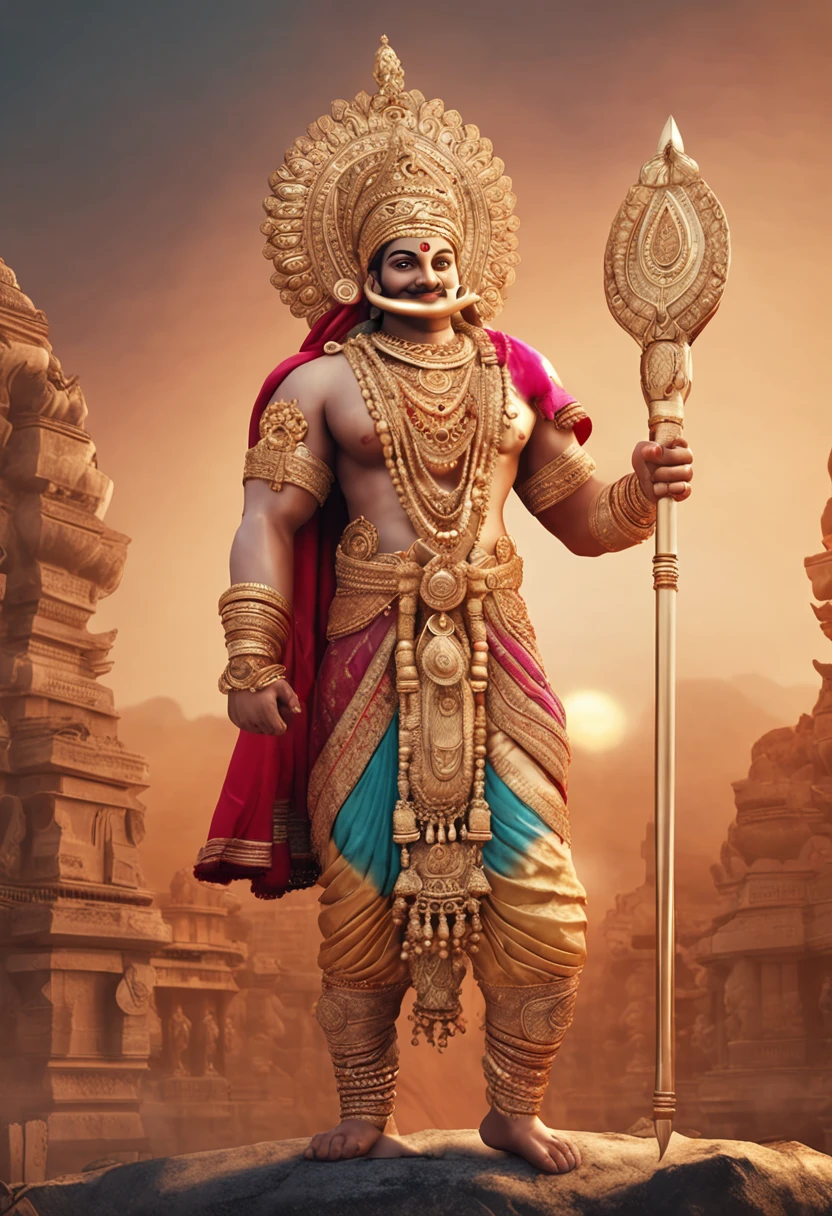 Lord hanuman ji photo back ground mountains