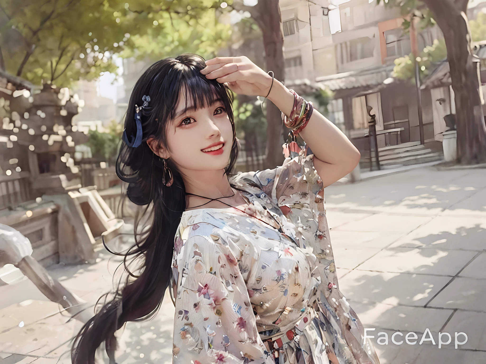 stechu,(white background:1.4), ((tachi-e)), original,(illustration:1.1),(best quality),(masterpiece:1.1),(extremely detailed CG unity 8k wallpaper:1.1), (colorful:0.9),(panorama shot:1.4),(solo:1.2), (ink splashing),(color splashing),((watercolor)), clear sharp focus,{ 1girl standing },((korean style )),flower background,outdoors,rocks, looking at viewer, make happy expressions,soft smile,pure,beautyfull detailed face and eyes,beautyfull intricacy clothing decorative pattern details, black hair,black eyes,colorwater