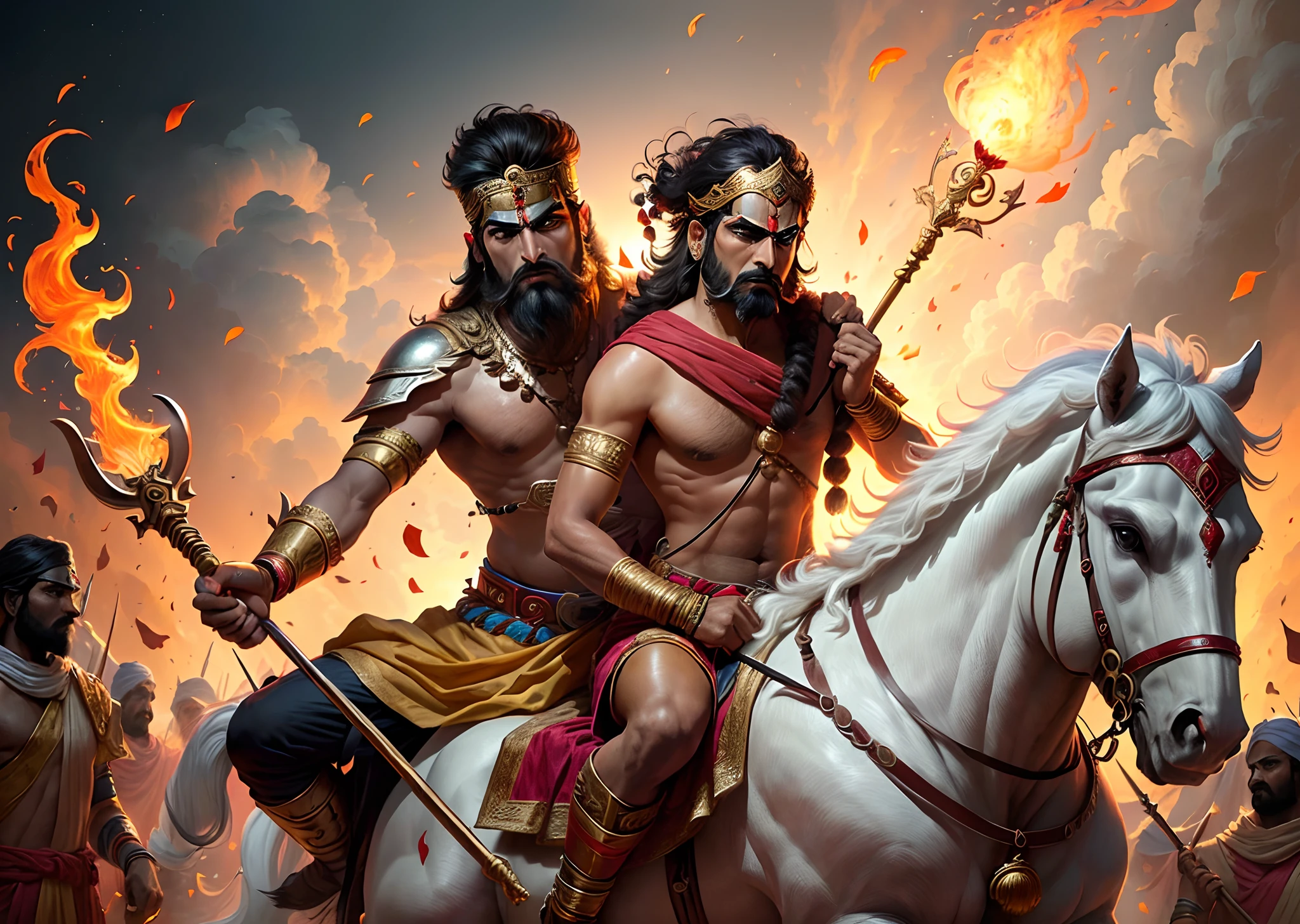 Lord ram killing ravan
