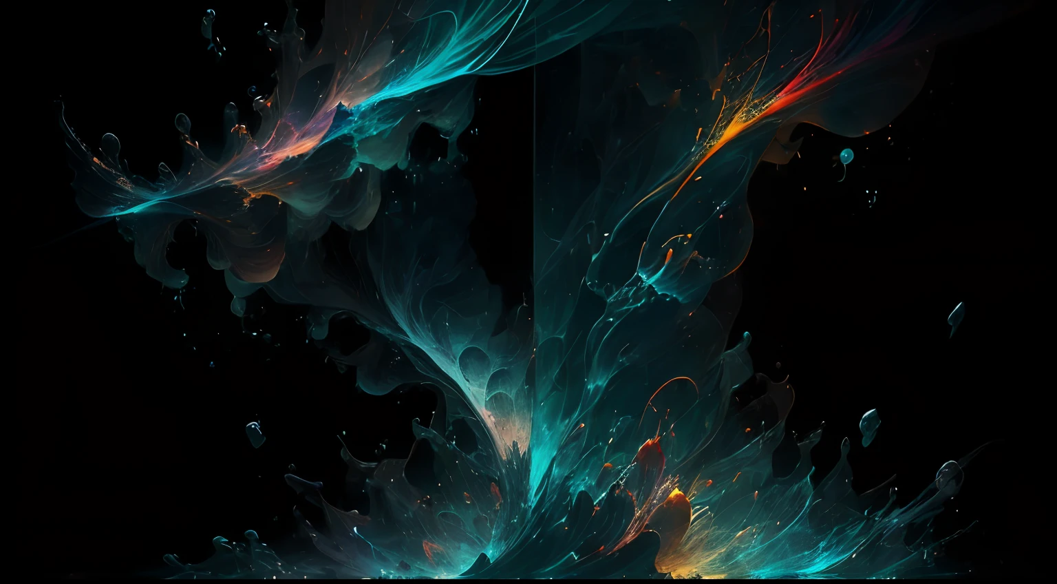 Crea una fascinante obra de arte abstracta con un enfoque en la fluidez y el movimiento. Utilice una paleta de colores rica y diversa, Blend tones seamlessly to evoke a sense of continuous movement. Explore the interplay between softness, Suave, Sharp shapes, Dynamic edges. Deja que los colores sangren y se mezclen, giving the impression of swirling currents or energetic vibrations. Incorporar elementos de la naturaleza, like gentle curves that resemble ocean waves, Vibrant bursts reminiscent of blooming flowers, or power lines that resemble gusts of wind. He fuses these natural motifs with abstract forms to create a harmonious and captivating composition.... Embrace the idea of serendipity and spontaneity while allowing colors and shapes to take shape organically. Anima a la obra de arte a desarrollarse como un viaje, invitar al espectador a explorar e interpretar las profundidades del paisaje abstracto. This work of art should inspire a sense of wonder and fascination.., Atraer a los espectadores a su fascinante mundo de colores y formas. The blend of abstraction and nature will transport observers to a realm of imagination and excitement...., leaving a lasting impression of beauty and creativity.