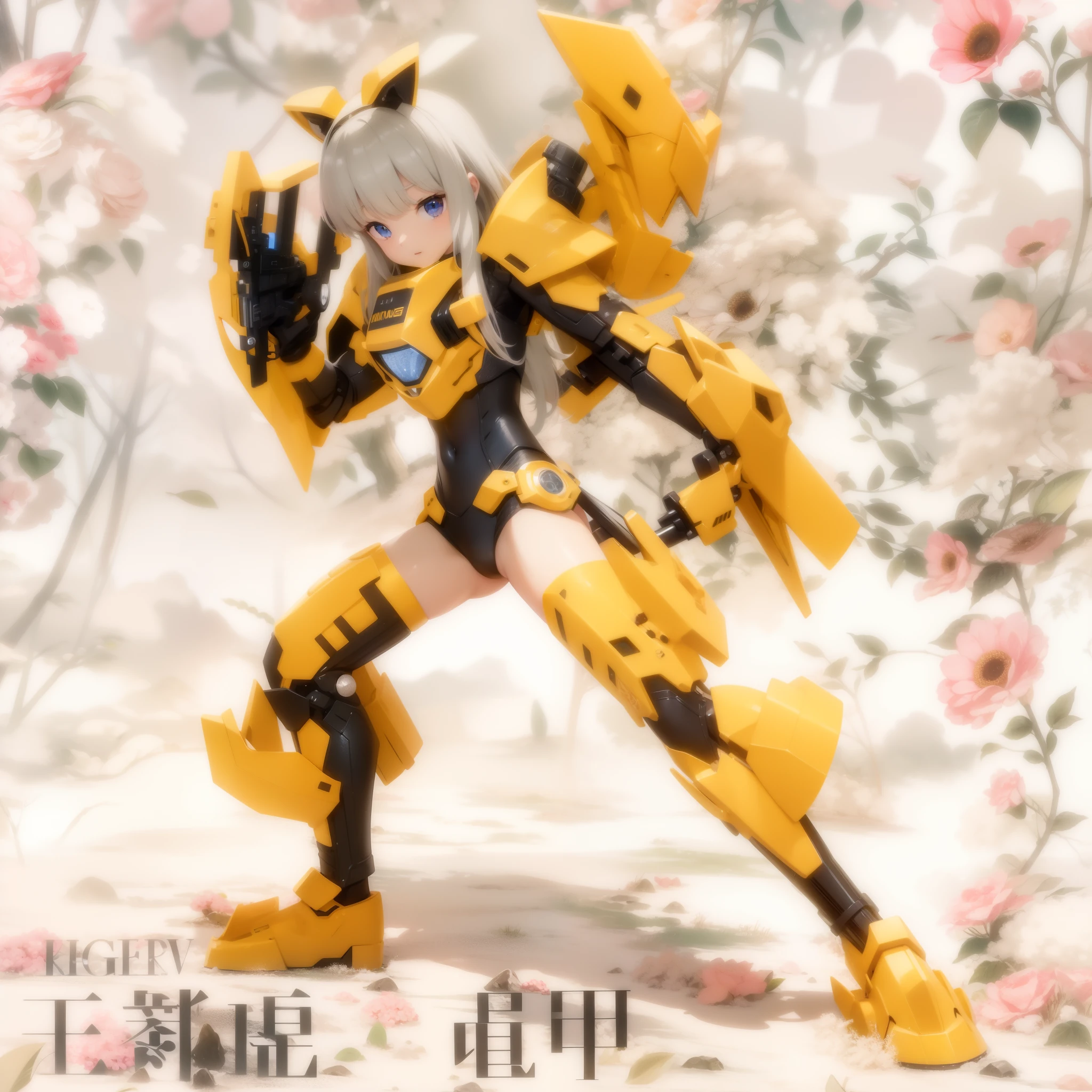 snfw, high-level image quality、Super distinct、Beautiful、8kImagen、droid、Powered Armor、mechanic、a beauty girl、