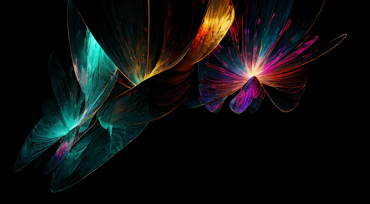 Crea una fascinante obra de arte abstracta con un enfoque en la fluidez y el movimiento. Utilice una paleta de colores rica y diversa, Blend tones seamlessly to evoke a sense of continuous movement. Explore the interplay between softness, Suave, Sharp shapes, Dynamic edges. Deja que los colores sangren y se mezclen, giving the impression of swirling currents or energetic vibrations. Incorporar elementos de la naturaleza, like gentle curves that resemble ocean waves, Vibrant bursts reminiscent of blooming flowers, or power lines that resemble gusts of wind. He fuses these natural motifs with abstract forms to create a harmonious and captivating composition.... Embrace the idea of serendipity and spontaneity while allowing colors and shapes to take shape organically. Anima a la obra de arte a desarrollarse como un viaje, invitar al espectador a explorar e interpretar las profundidades del paisaje abstracto. This work of art should inspire a sense of wonder and fascination.., Atraer a los espectadores a su fascinante mundo de colores y formas. The blend of abstraction and nature will transport observers to a realm of imagination and excitement...., leaving a lasting impression of beauty and creativity.