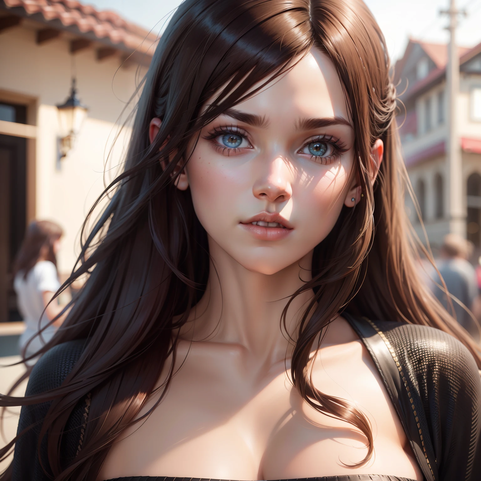 brunette color hair, ultra-realistic realism, 8k, super detailing,nakeness