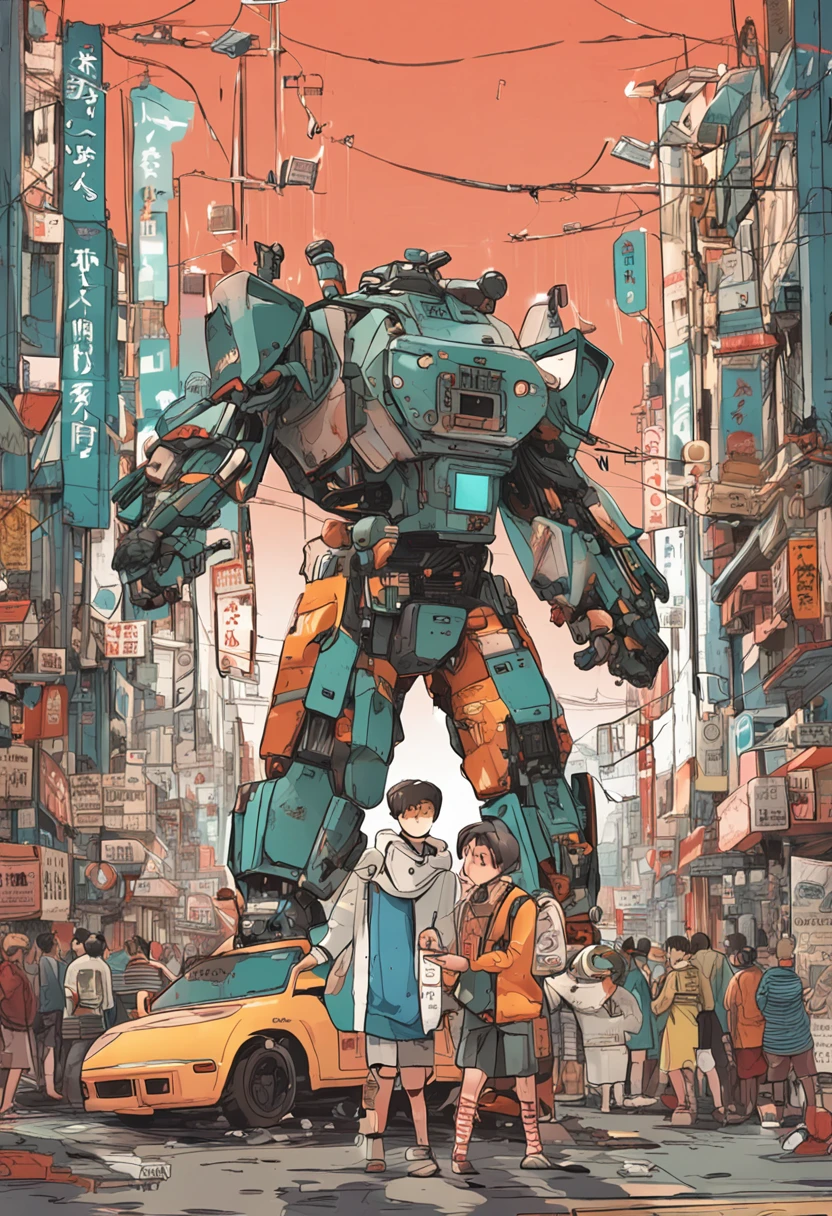A Japan man with a two-block mash who seems to be in the world of science fiction