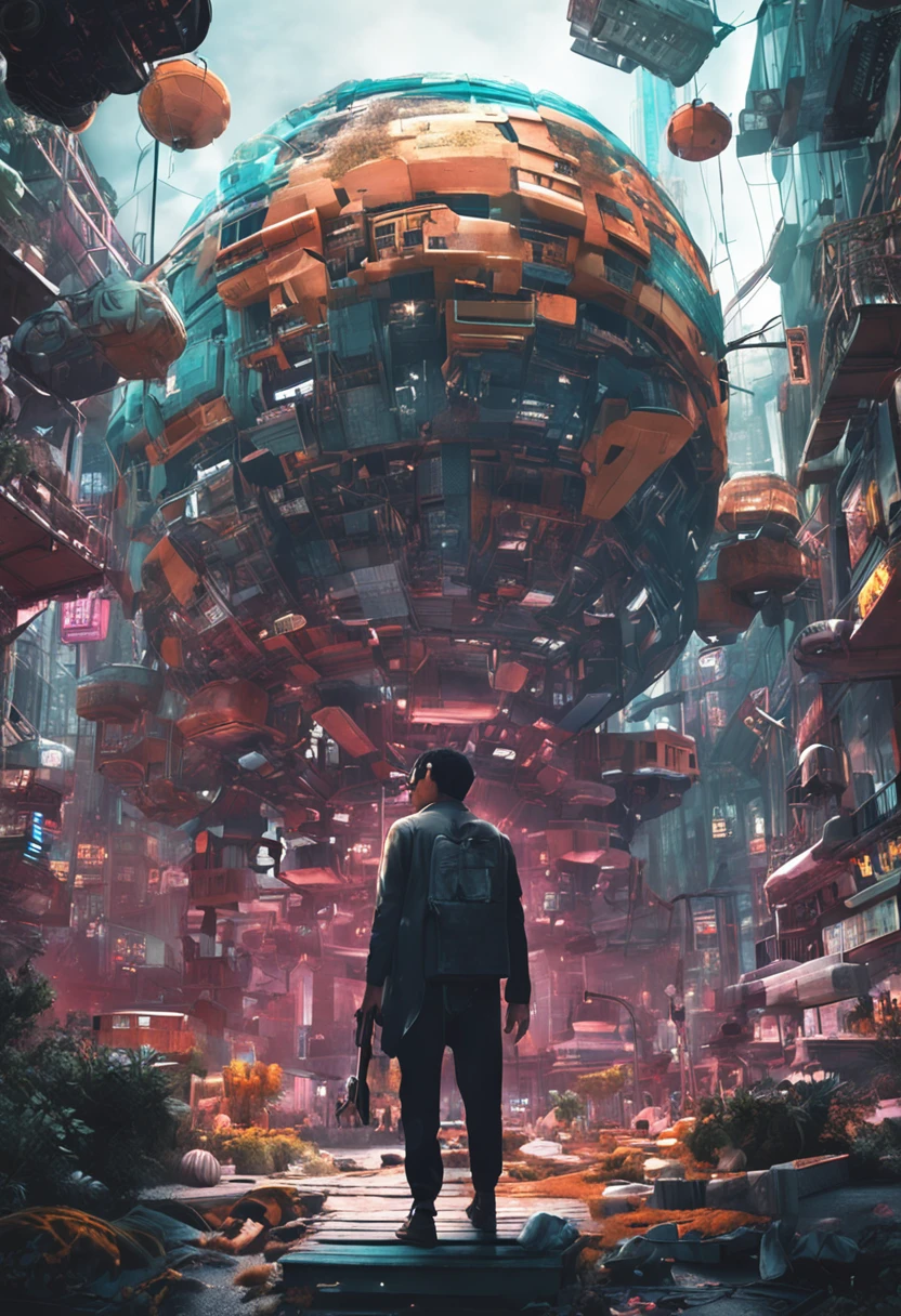 A Japan man with a two-block mash who seems to be in the world of science fiction