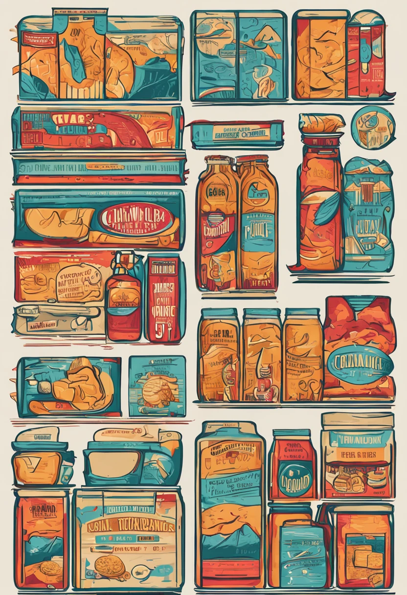 Advertising packaging design