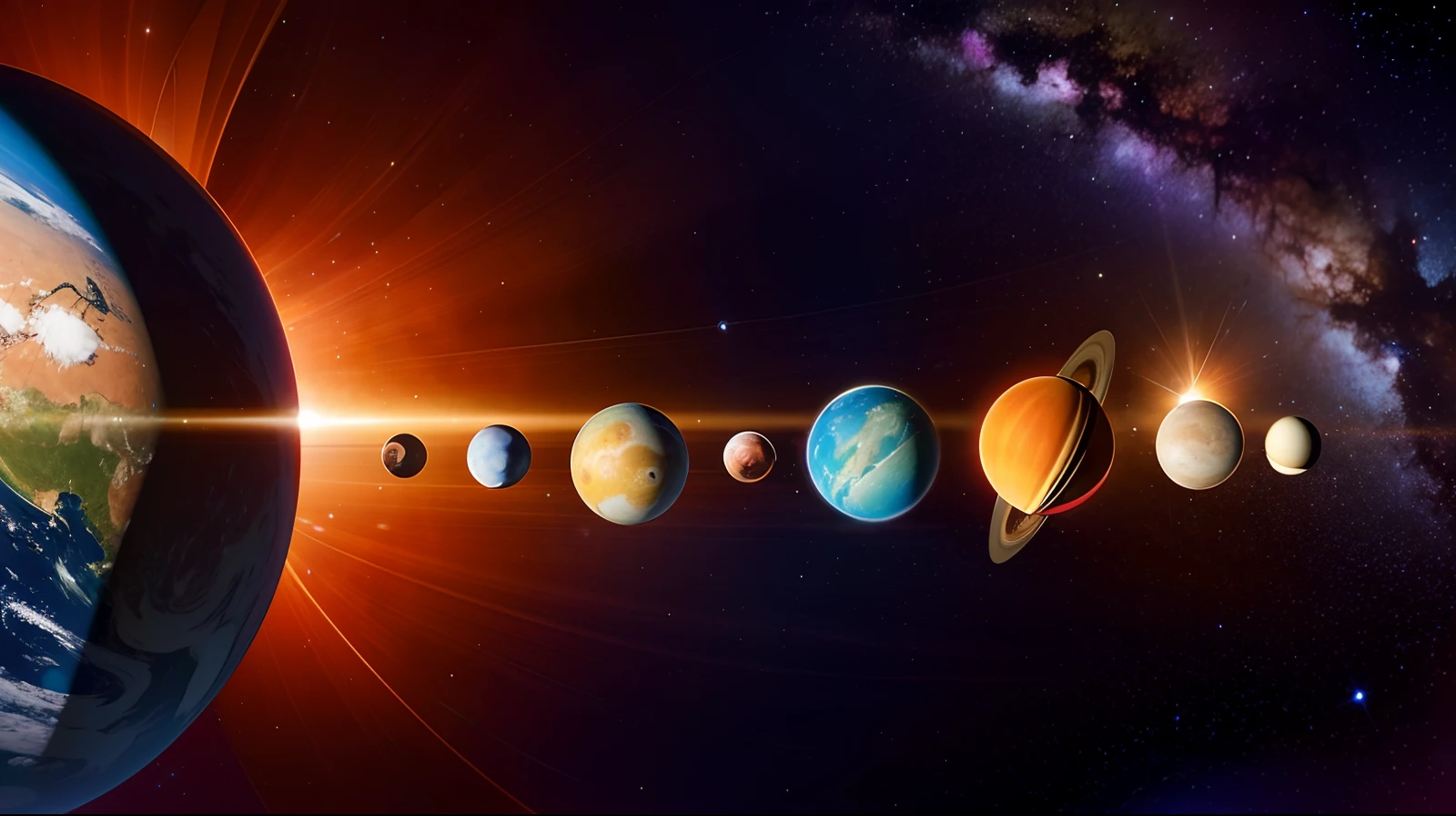 A cartoon illustration of the planets in the solar system, planetas em segundo plano, grandes planetas no fundo, Planetas, planets behind, planets and galaxies, planetas e estrelas, planets in the sky, sistema solar, planetas se alinham, planets in the skies, Planets in orbit, planetas em segundo plano, Estrelas e planetas, Planetas e luas flutuantes, planets orbit