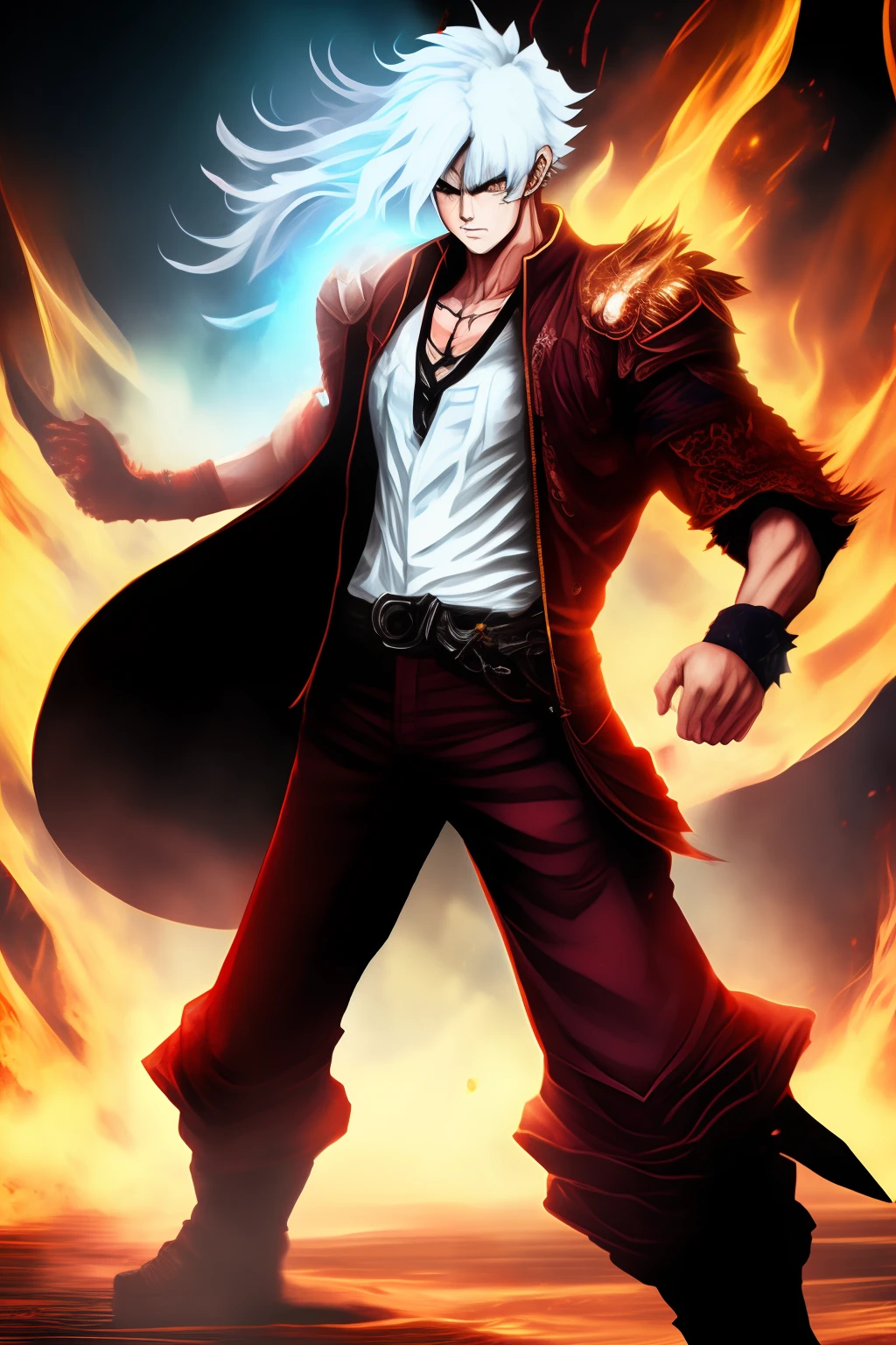 Nero devil may cry fusion with Goku