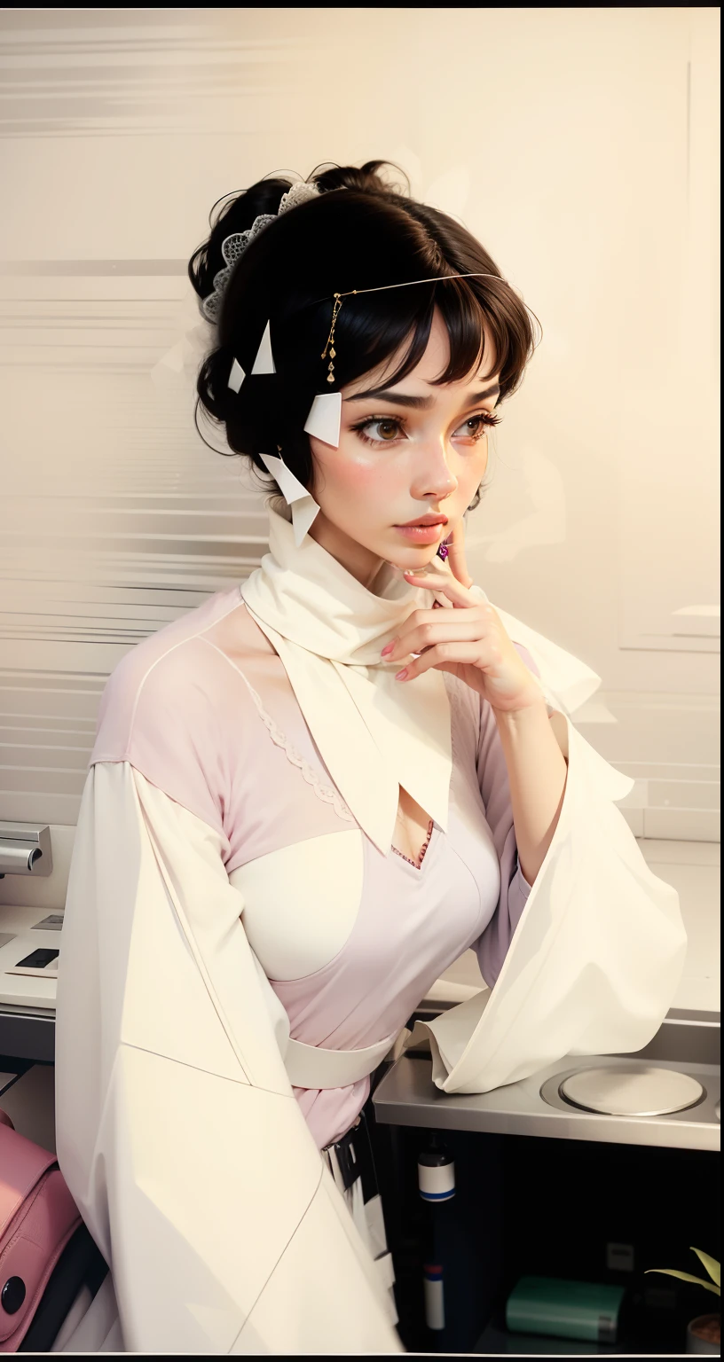 Two-dimensional woman