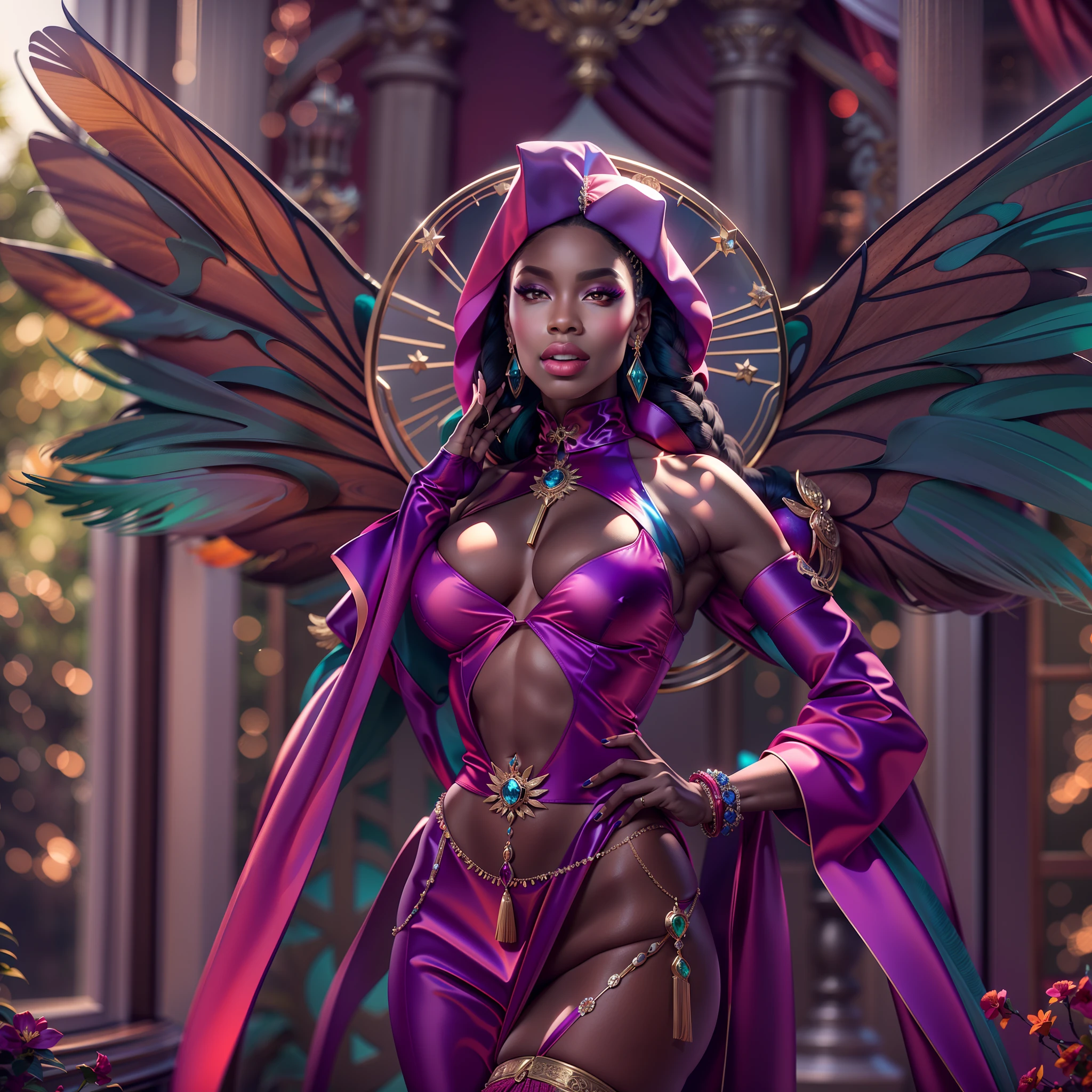 Masterpiece Sunlight luminescence volumetric lightning contrast global illumination saturate ultra_highres meticulously intricate analogique pro-photo-realistic ultra_high_quality ultra_high_detail optimal accurate cgi vfx sfx reflex 3dcg max color-coded extreme improved Octane_rendered UHD XT3 64K 32K 16K 8K DSLR HDR unrealengine5 romm rgb pbr 3dcg fxaa blu-ray fkaa txaa rtx ssao enhanced ultra_sharpness ecstatic graduate Will-o'-the-wisp pixie sprite iota garden conceptual angel female Jinx glamour walking Chevaleresque "Nicki Minaj" Cosplay aristocratic Goddess surmounted wings surrounded intertwined feather éblouissantes Valkyrie-wings symmetrical athletic Native tanmed skin african hairstyle dreads obvious agate perfect divine cheekbones effects reddened embarrassed lazuli beautiful Eyes Brown Pupils Black Iris Turquoise Sapphires Open Mouth Teeth Smiles tongue wet pilot Jacket Floating fringe Pearls Eccentric Cape Levitating Shoulders-Off chemise blanches dentelles clavicules papillotes reveal ??????? falling sideboob felt satin orange corsait yellow spinels thick leather skirt soies assortie amples nombril revealing heart belt_chastity crux diamond cadena pubic scarlet ?????-hairy obvious indigo Size silver adorned padlock Gold thighs legs garters Gothic inox boots decorated onyx, Sun urban Outdoor Forest Beholder "medieval" outfits priestess ruby background equirectangular 360 monastery opal marble deep path ombre Sundrop lantern decorated dramatic mannequin armor chrome chain flat bands fathoms "Heavy Metal" richly lys rune rose ornate emerald plasma glyph Tourmaline wood Earth engraving lava magic summon monster viceroy incandescent Crystalline invocation creature Queen Bee (EOS R6 135mm 1/1250s f/2.8 ISO400) bees conjuration monarch flowering butterfly dog howling floraison Shiba_Inu CGSCOSITY Hearth Ark Church "Ouroboros" Caduceus Hermes mythology Cathedral chef-d' tatoo Bruce_Weber ??? girl ????? ???? varied multi etc.