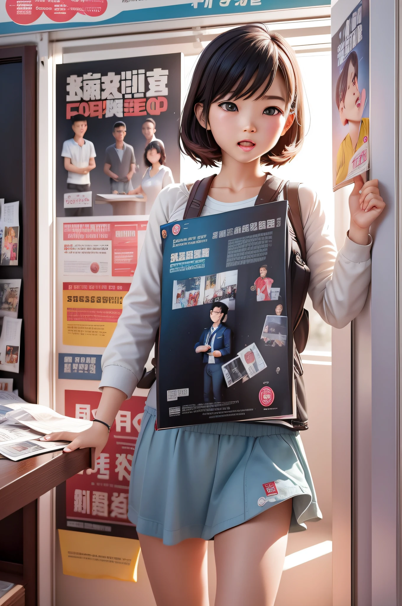 The strong country has me、Youth is promising" theme,Illustrate that the younger generation has ideals、Have a knack、Responsible,The country has a future,There is hope for the nation。Content-oriented、Rich in meaning、inspirational。Print ads include newspaper and magazine ads、Poster design、comic strip