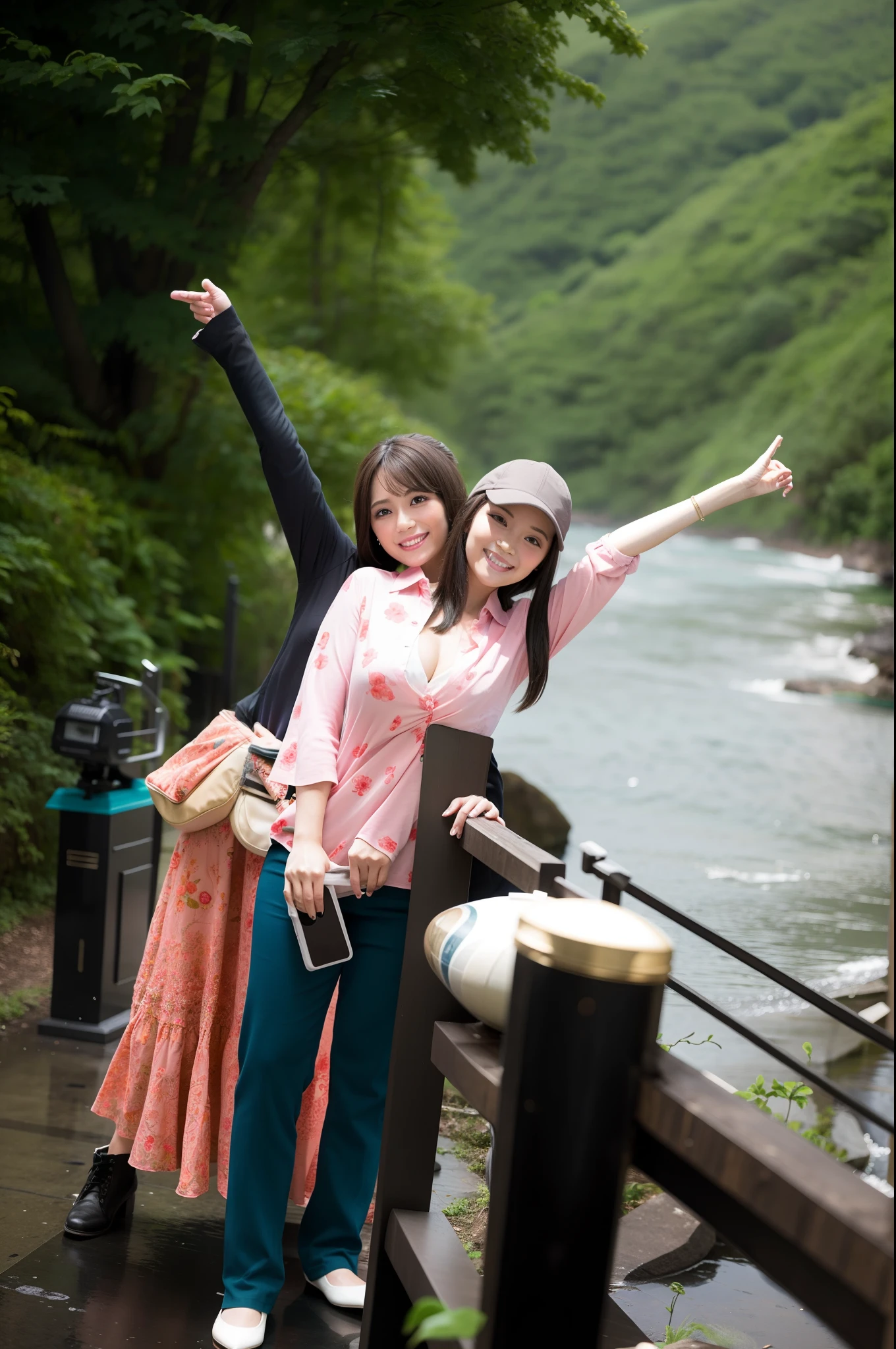 Group photo of two beauties