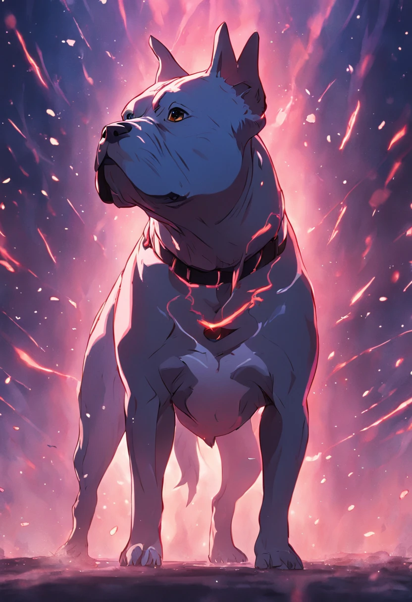 a majestic american bully dog